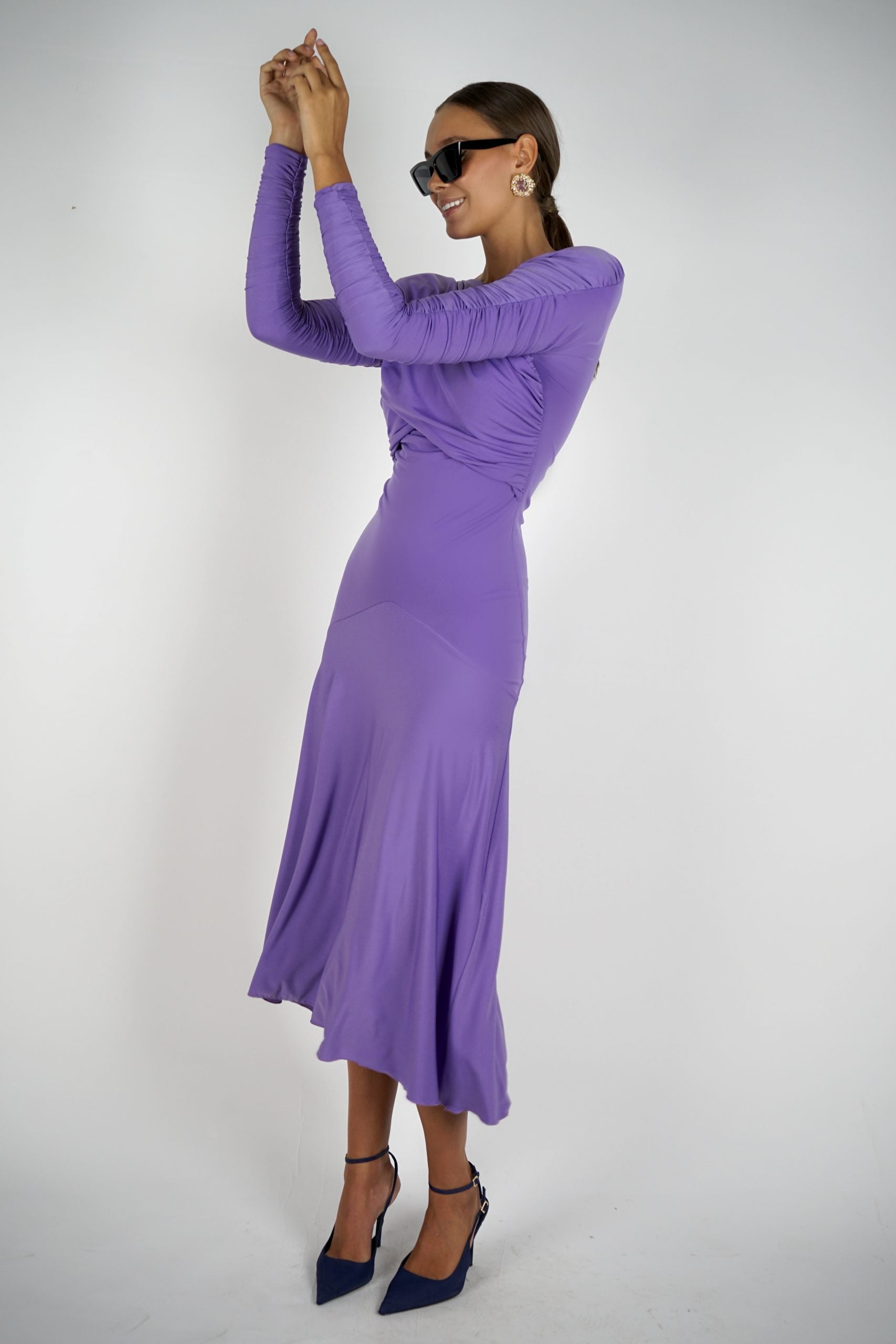 Vestido Atenas Lavanda