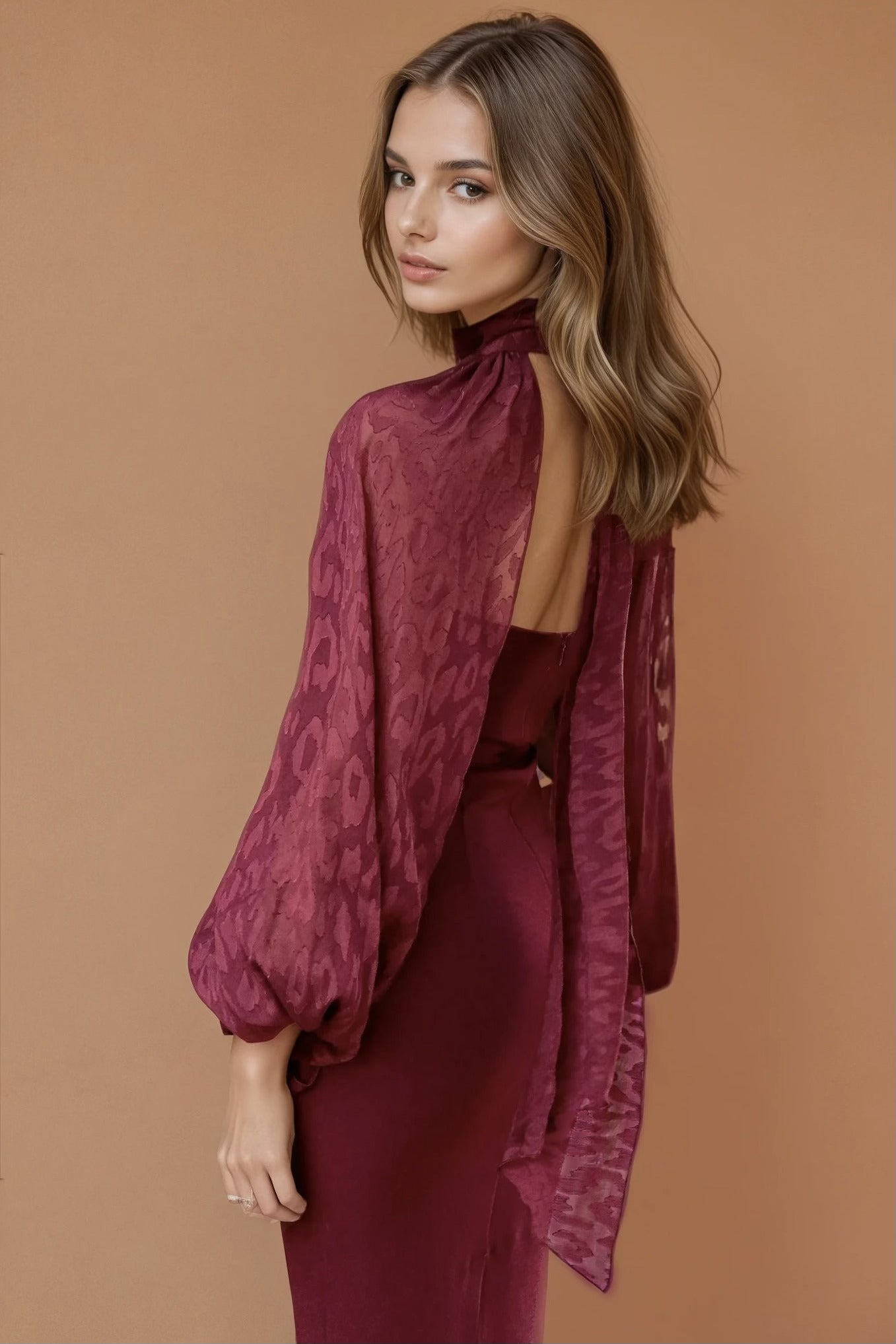 Vestido NEW Sunset Burdeos