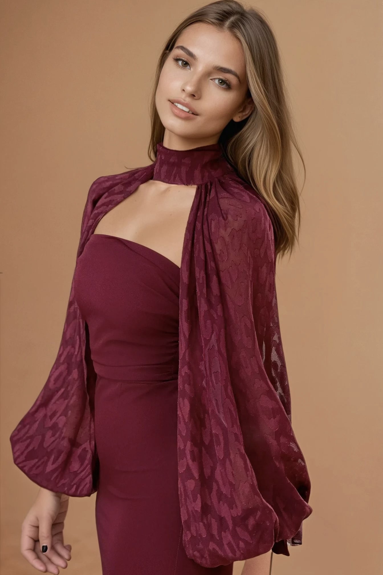 Vestido NEW Sunset Burdeos