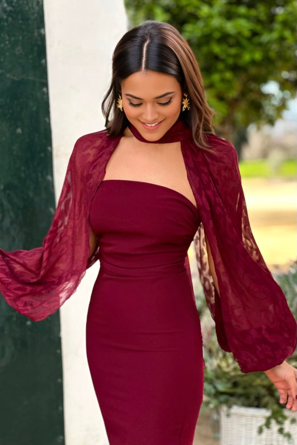 Vestido NEW Sunset Burdeos