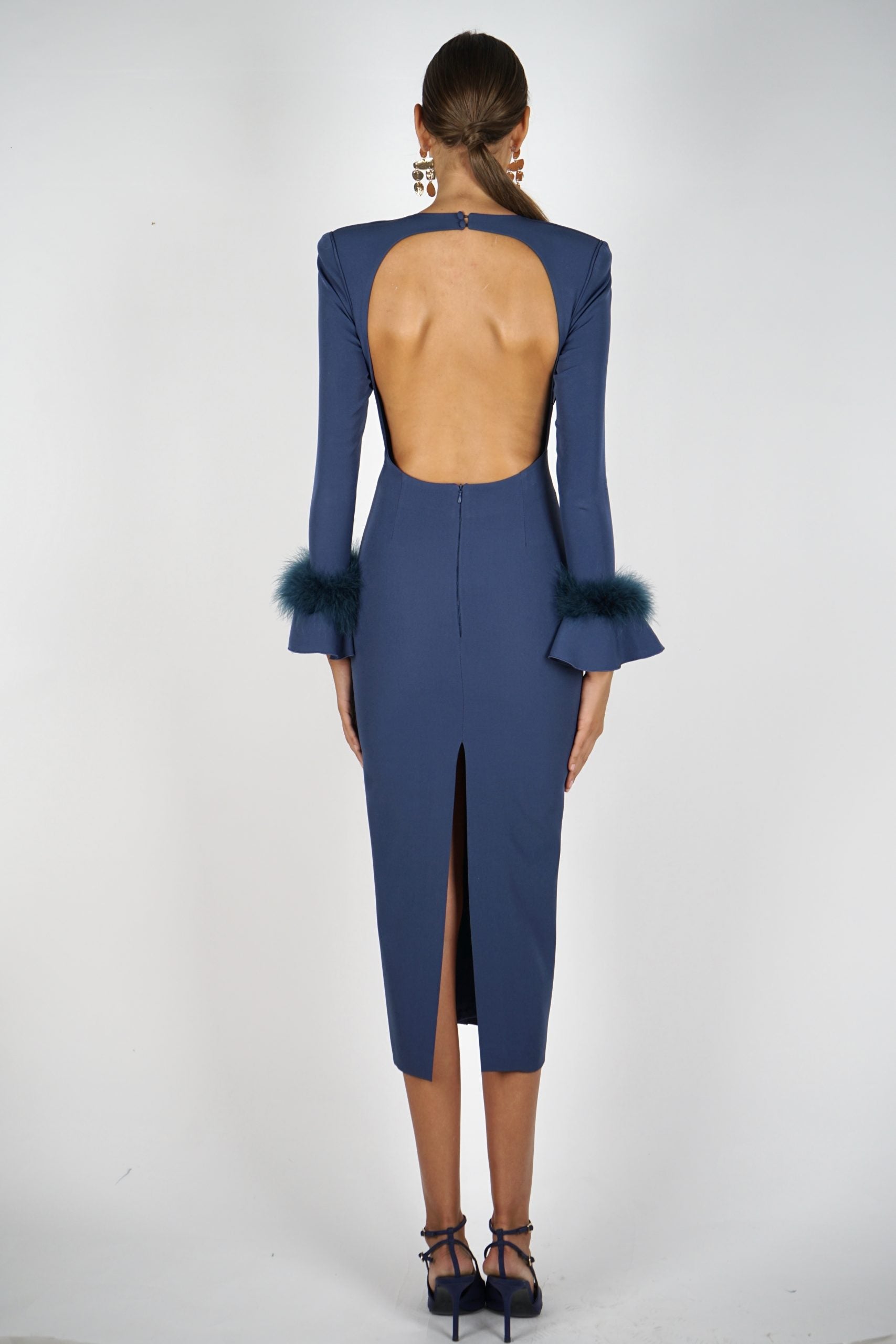 Vestido Renata Plomo