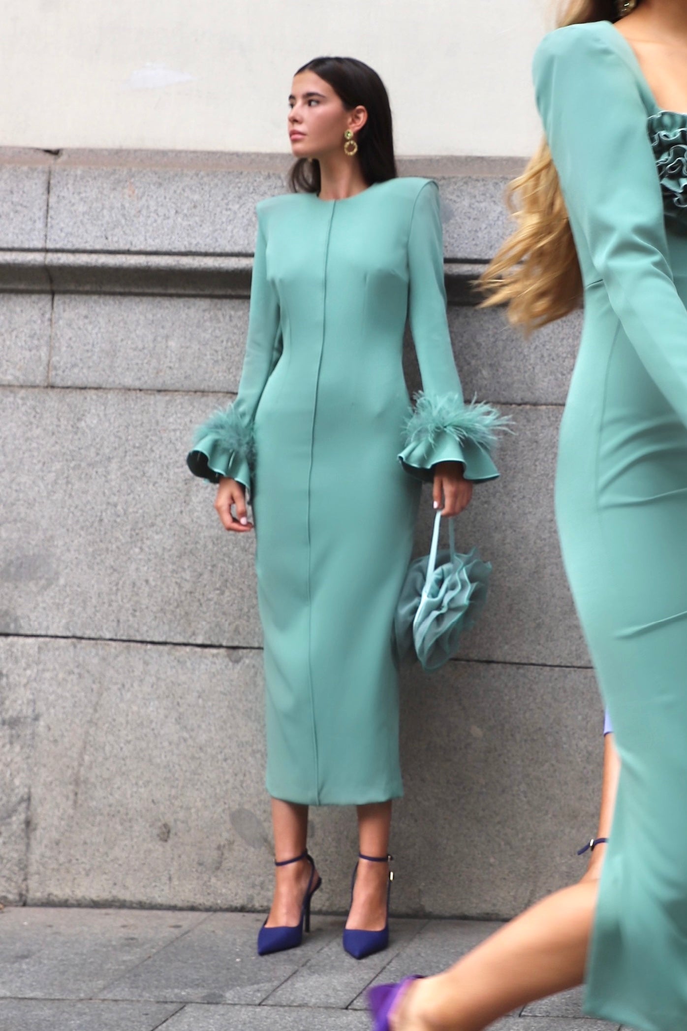 Vestido Renata Verde Seco