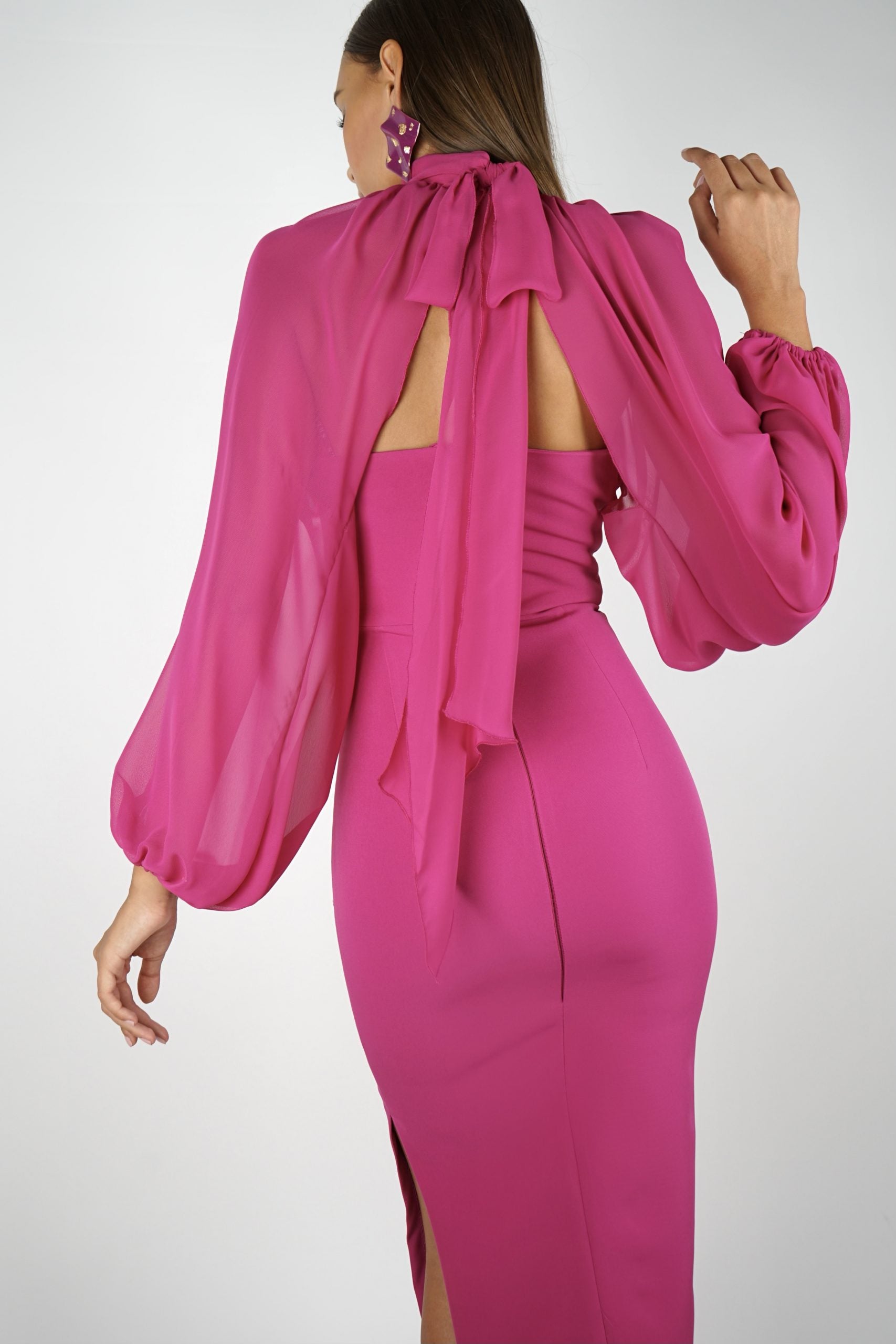 Vestido Roma Fresa