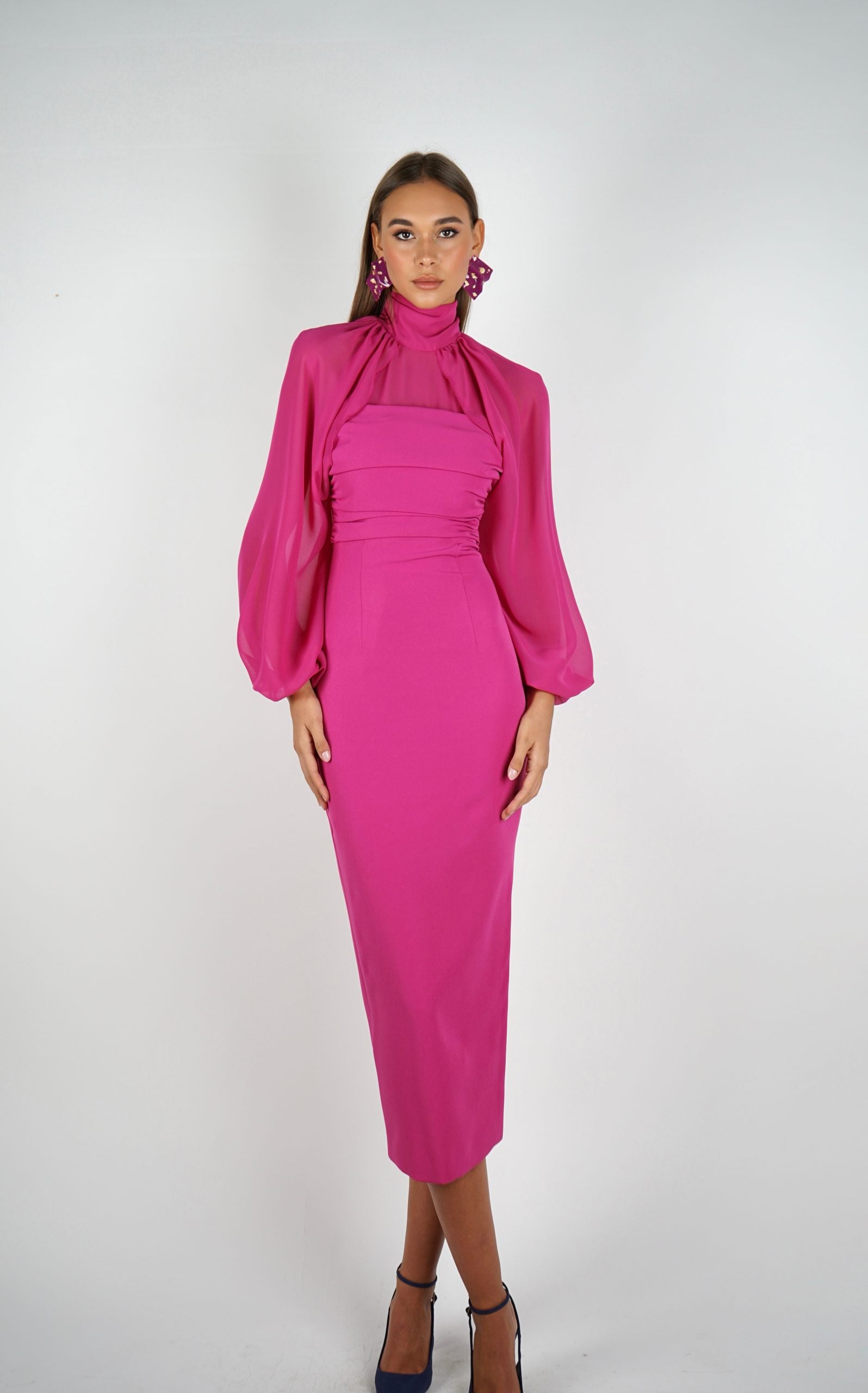 Vestido Roma Fresa