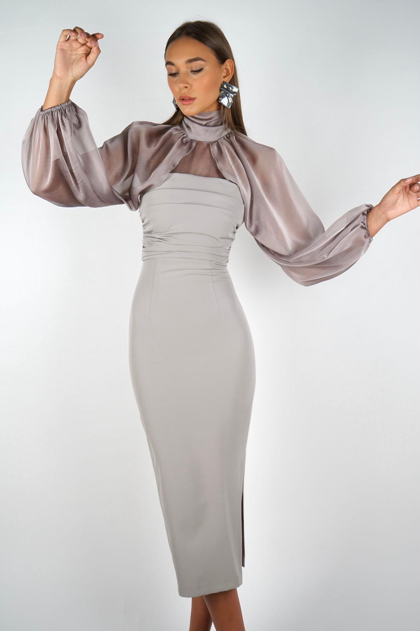 Vestido Roma Visón