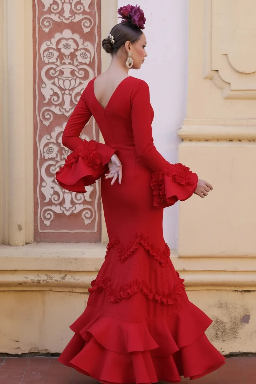 berta red dress Berta