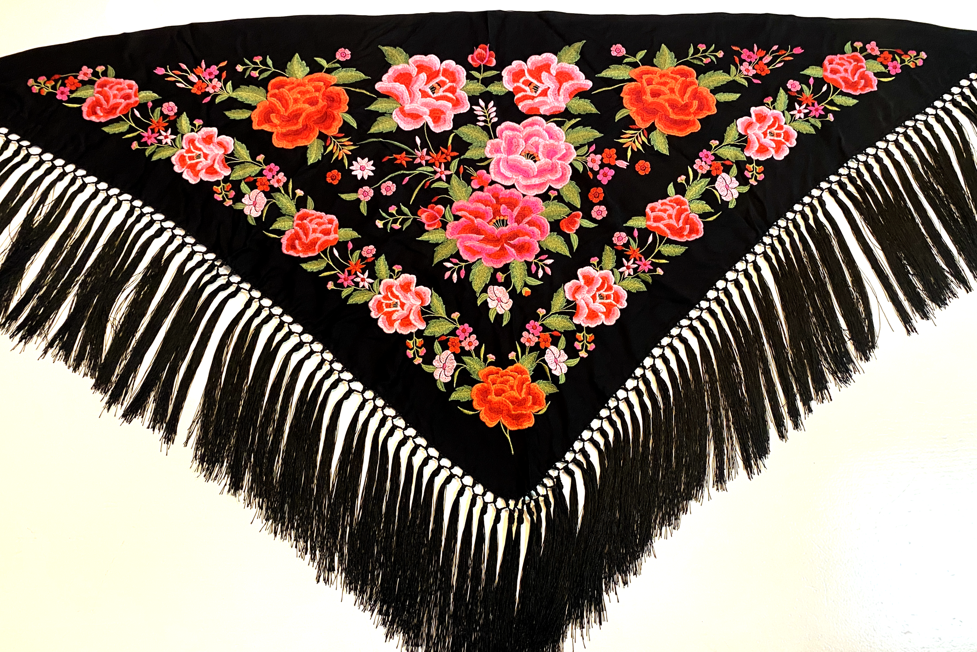 Rosette shawl