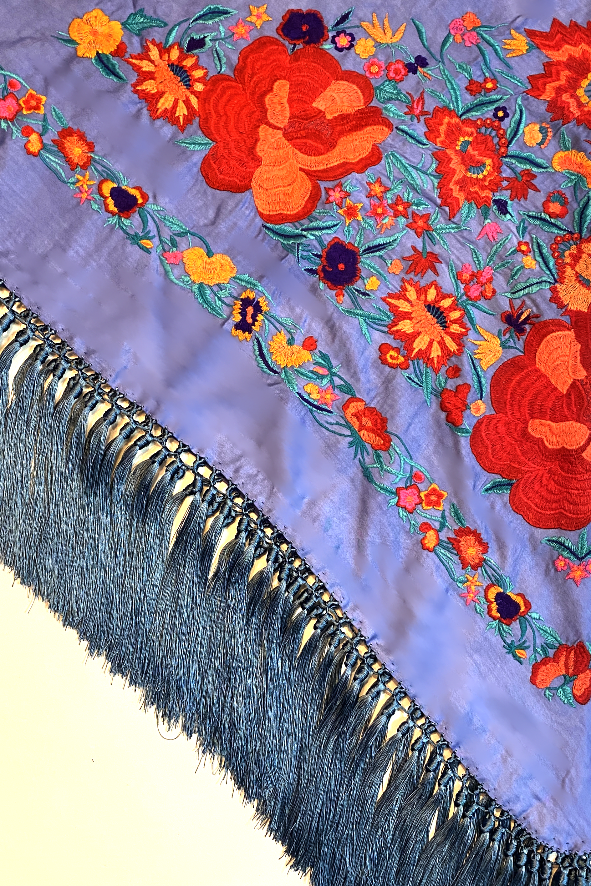 Rosette shawl