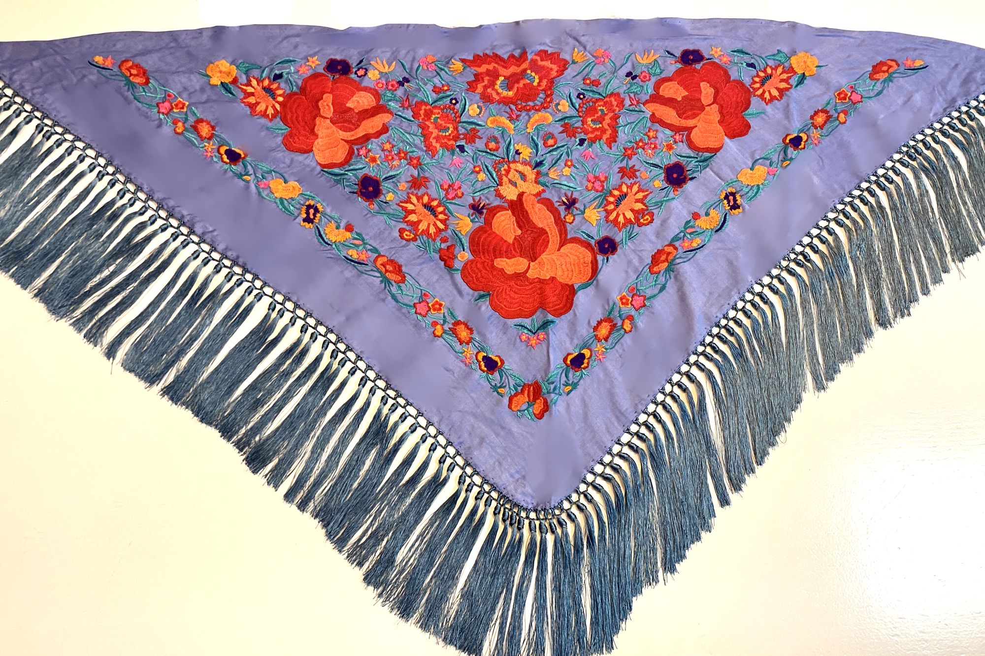 Rosette shawl