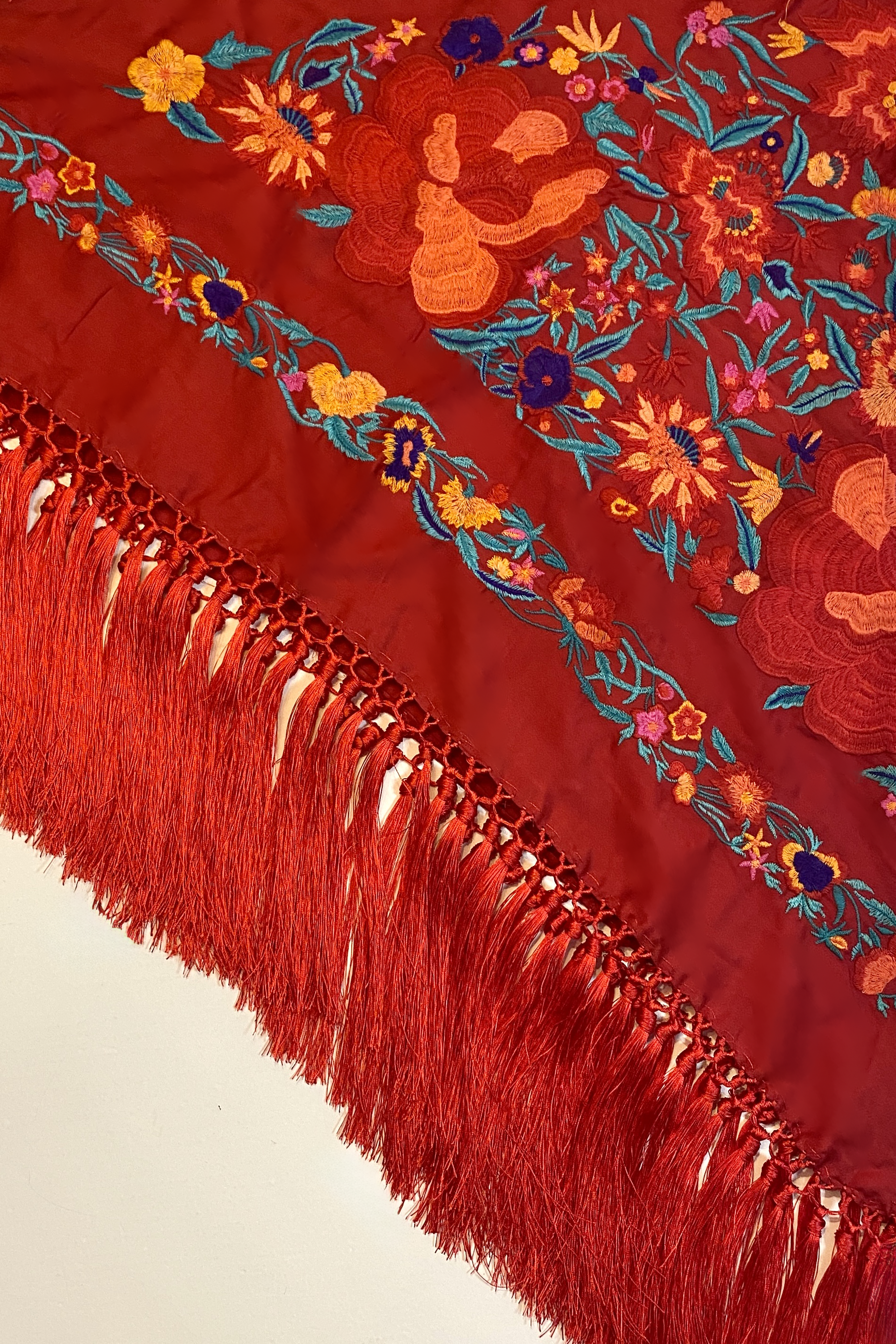 Rosette shawl