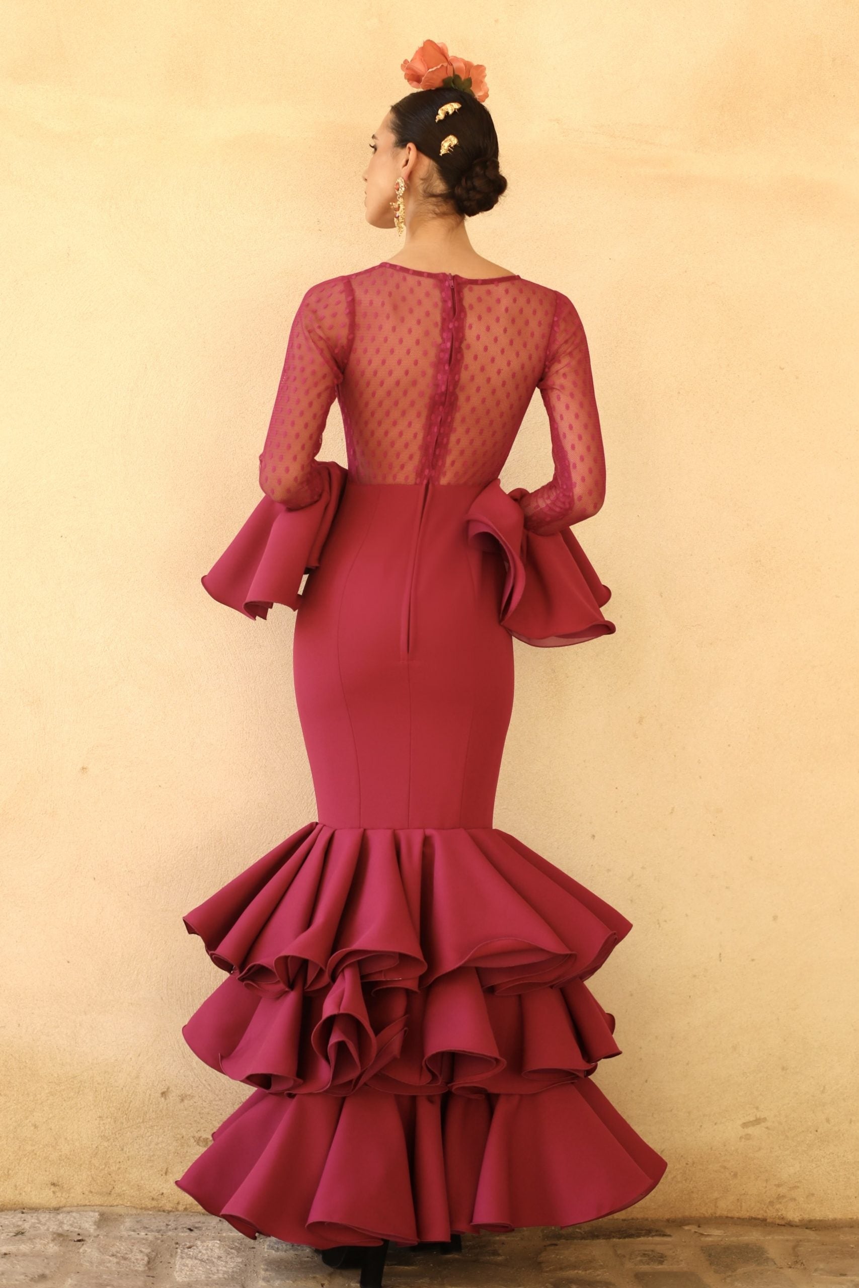 Vestido Flamenca Coco Marsala