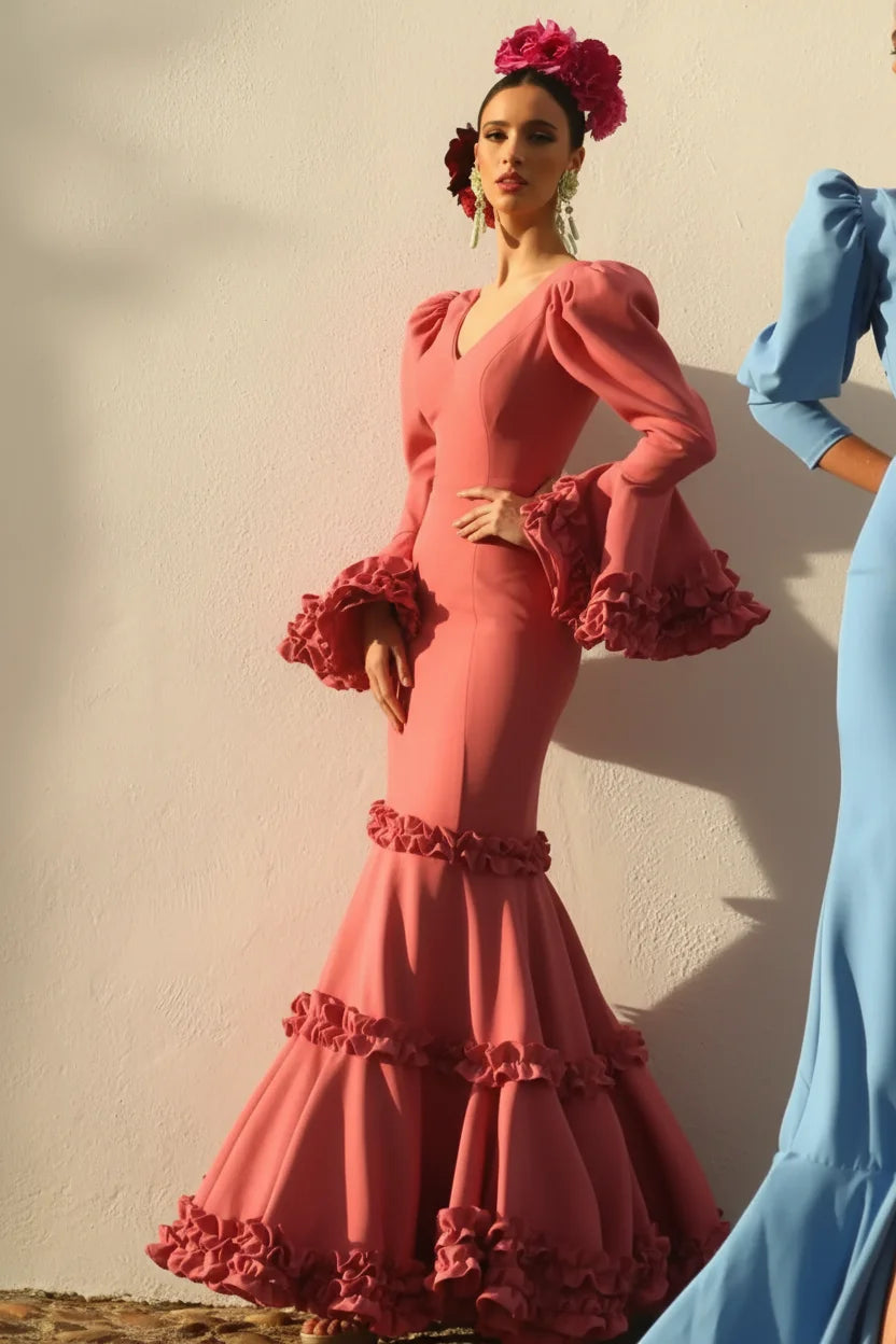 Vestido Flamenca Corale Coral