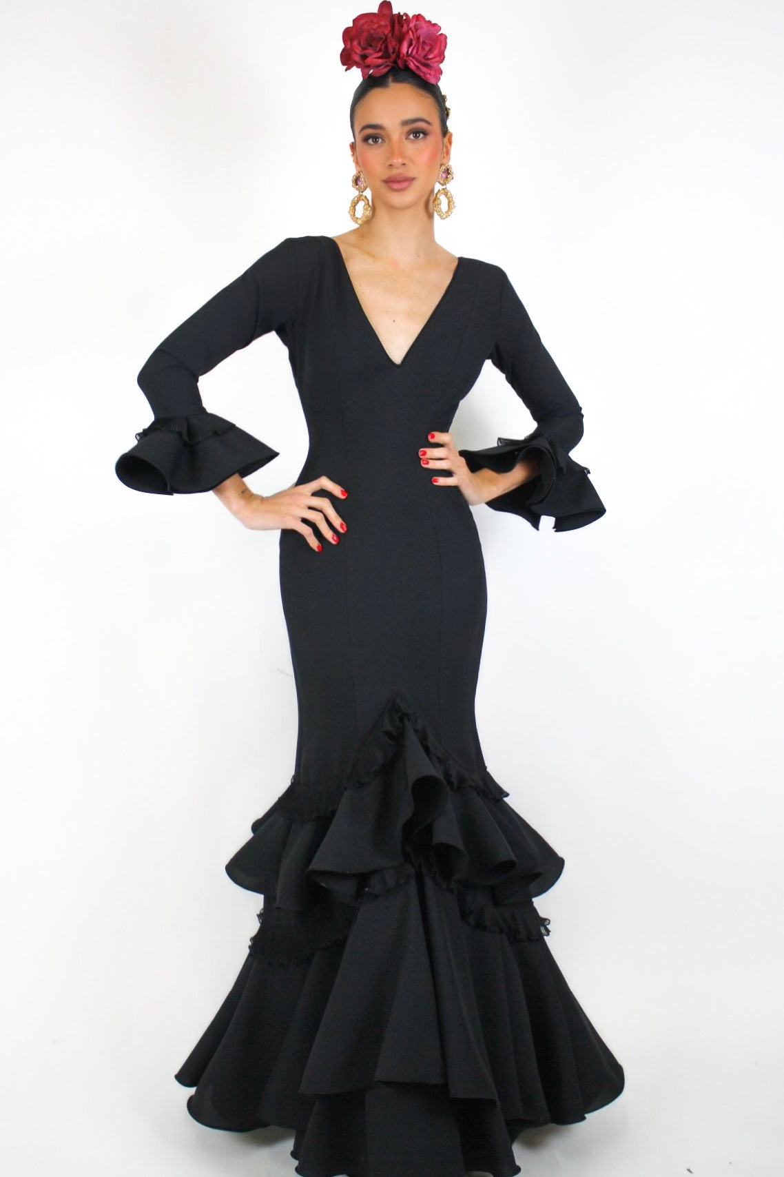 Vestido Flamenca Genoveva Negro