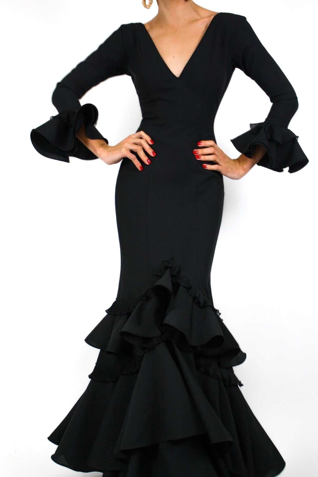 Vestido Flamenca Genoveva Negro