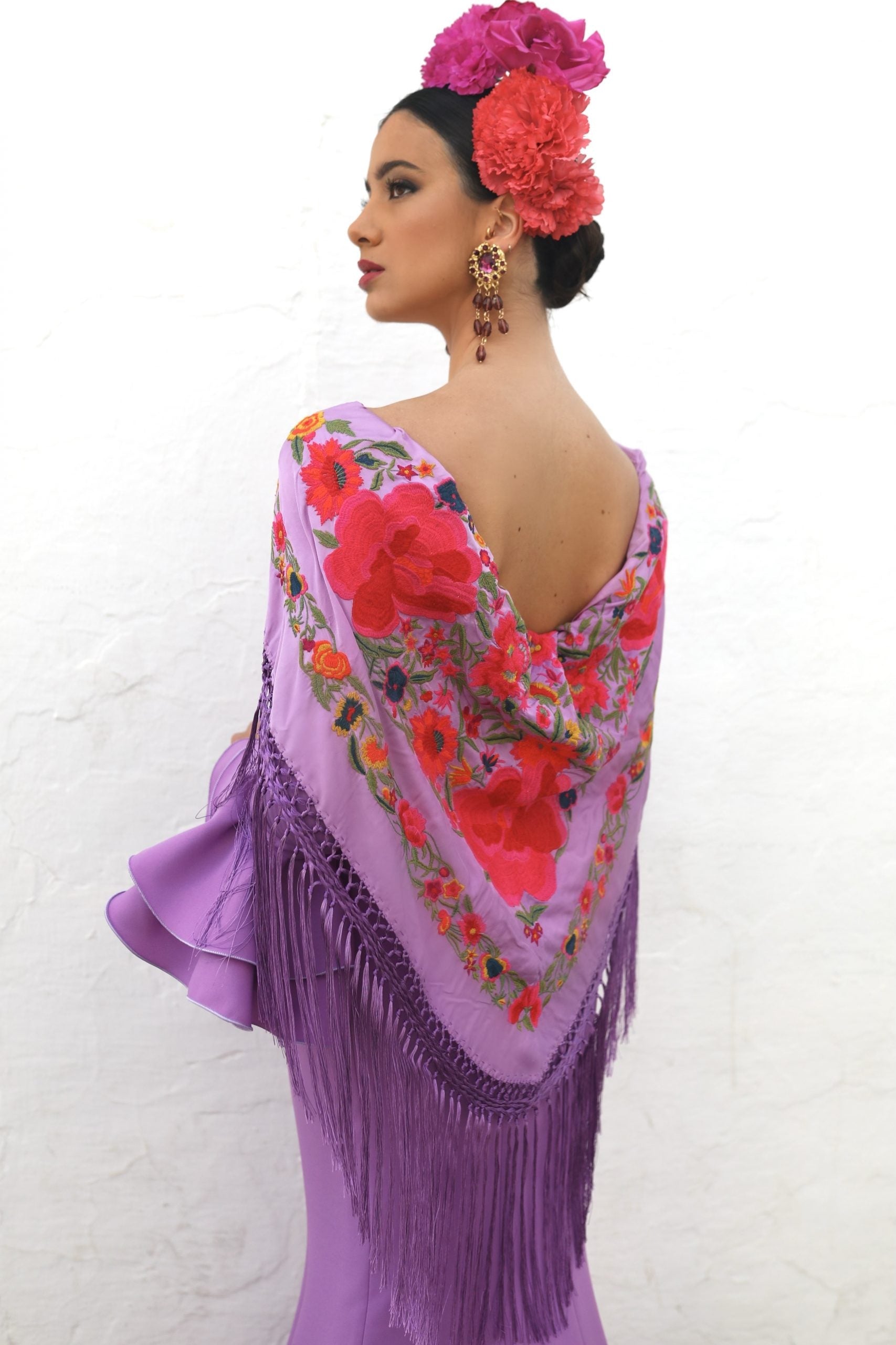 Vestido Flamenca Matilda Lila