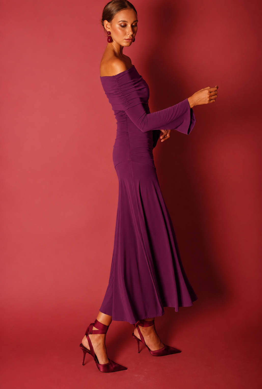 Vestido Rio Berenjena