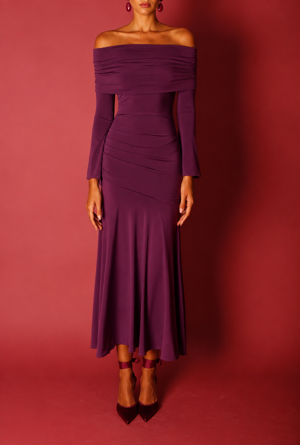 Vestido Rio Berenjena