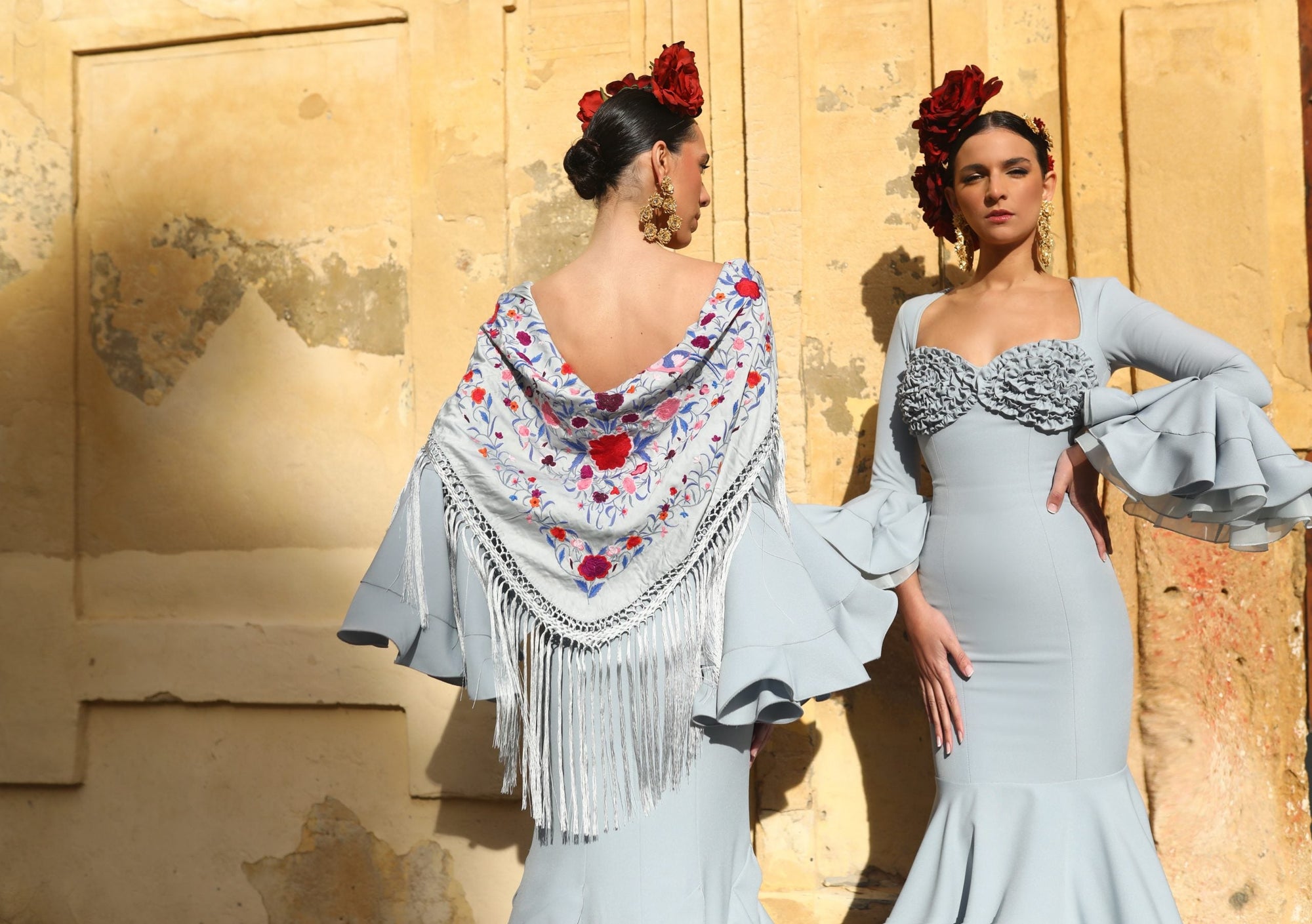 Vestido Flamenca Malena Perla