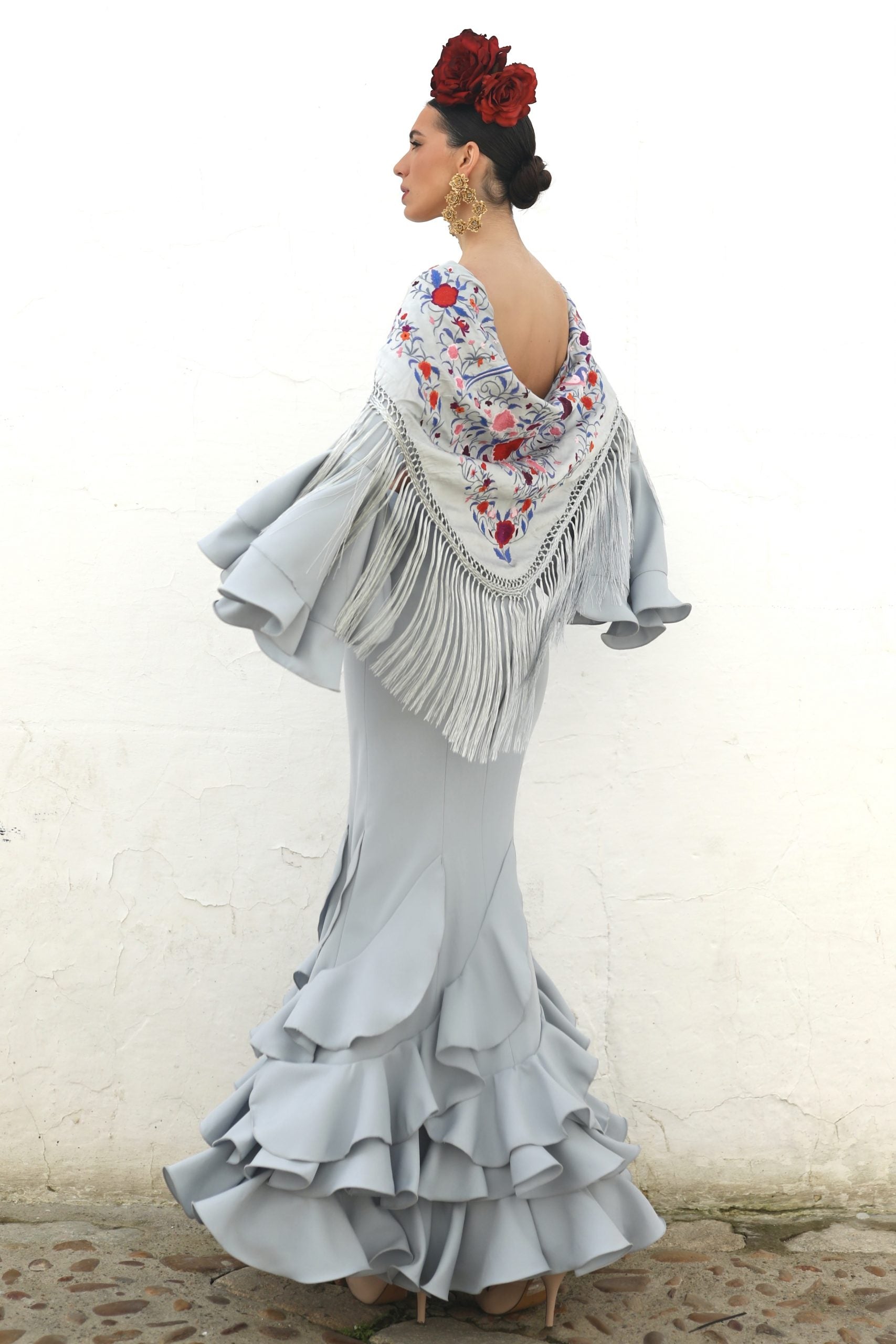 Vestido Flamenca Leonor Perla