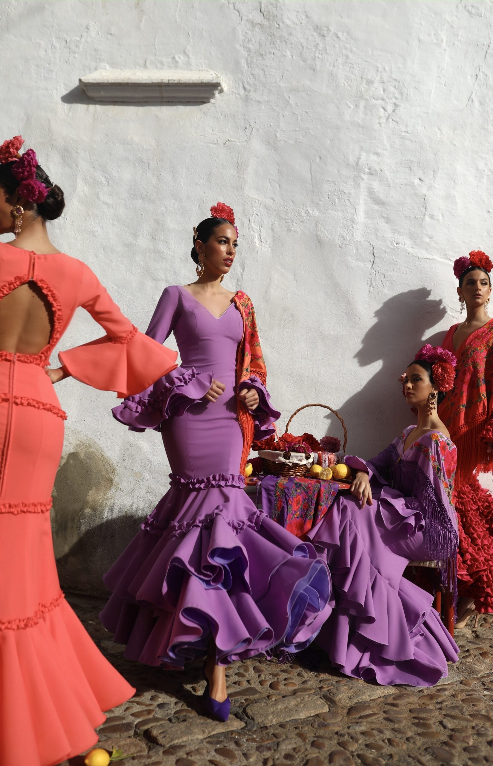 Vestido Flamenca Matilda Lila