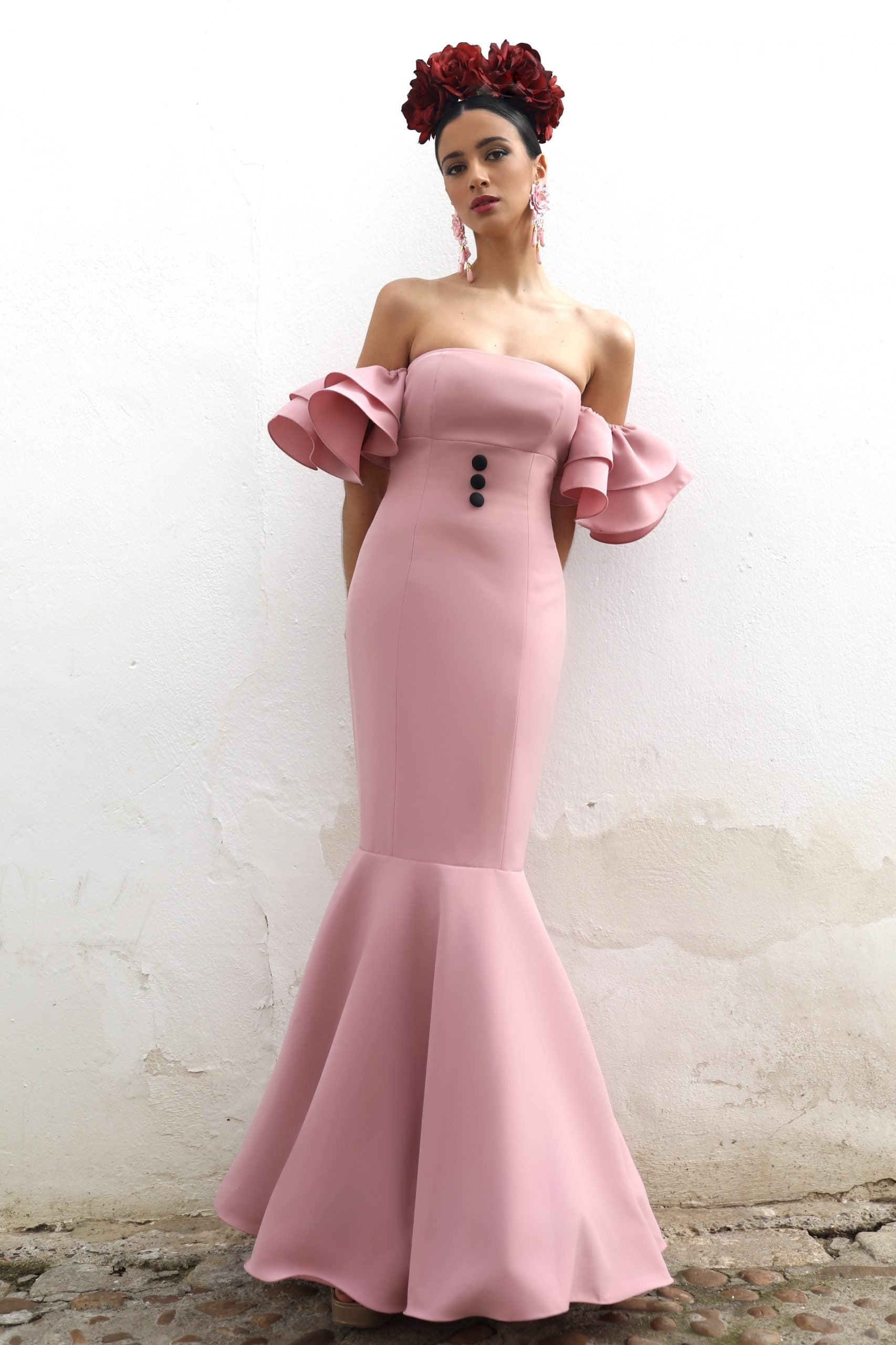 Vestido Flamenca Vega Nude