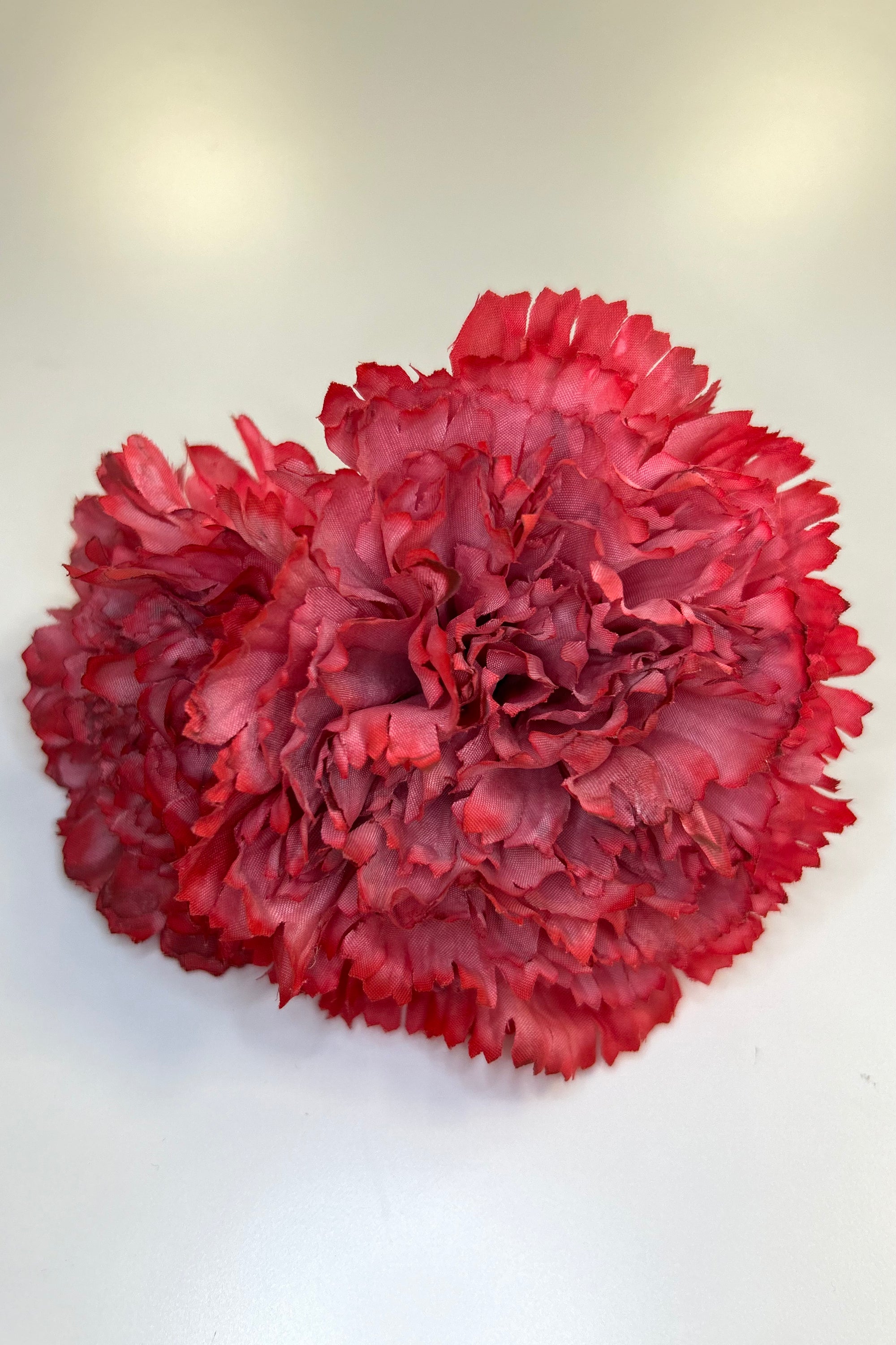 Flor Clavel Doble Coral