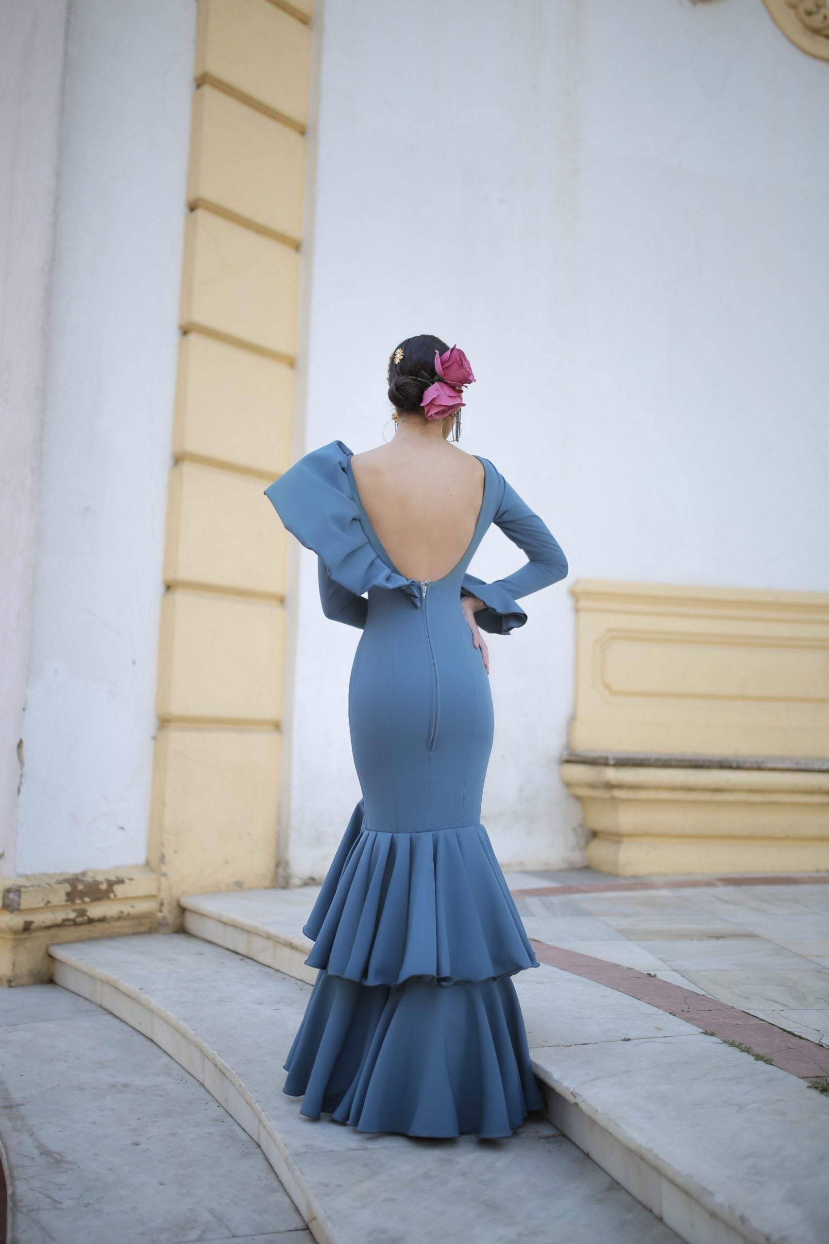 Vestido Flamenca Jimena Plomo