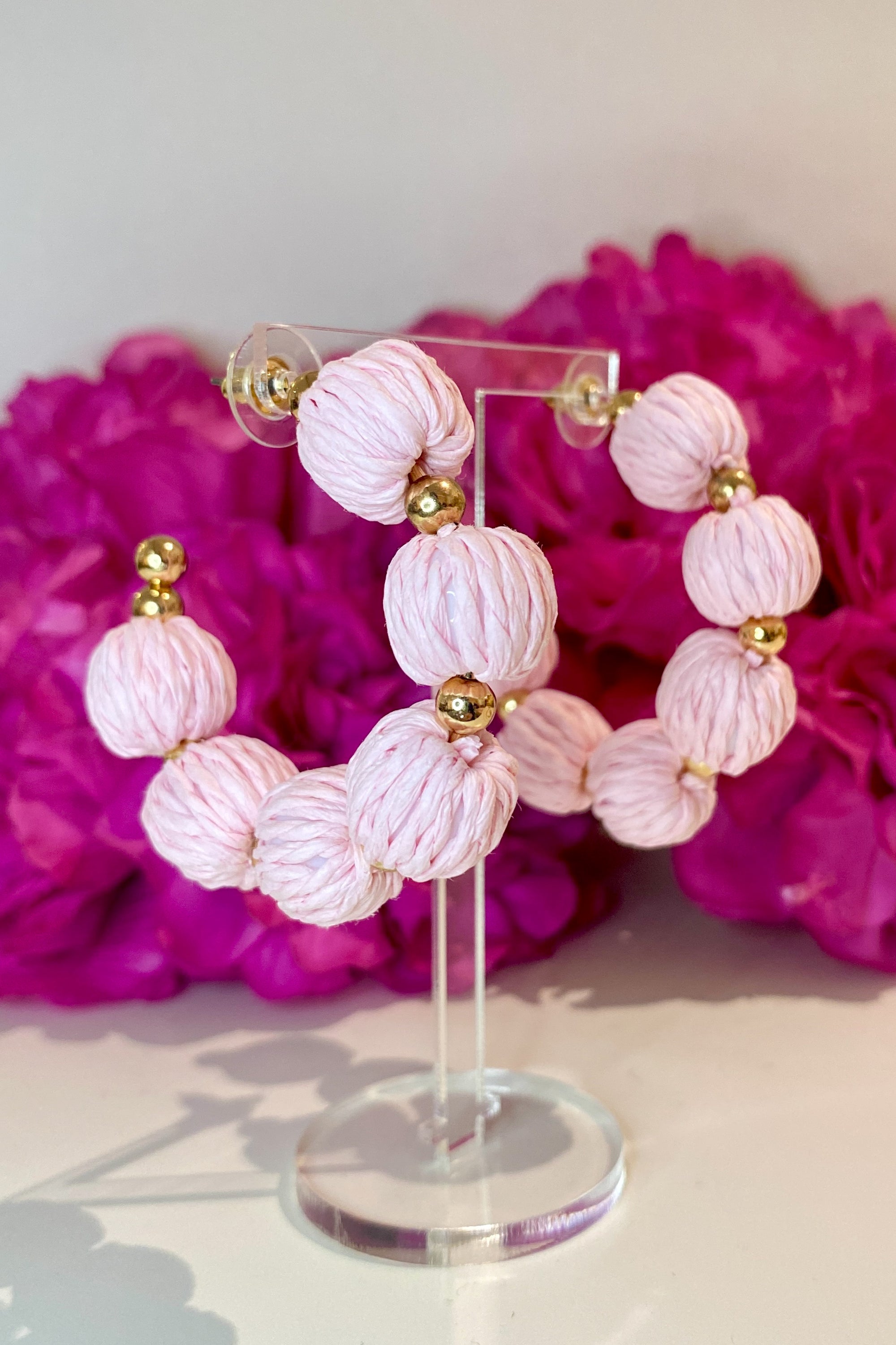 Verona Purple Flower Earrings