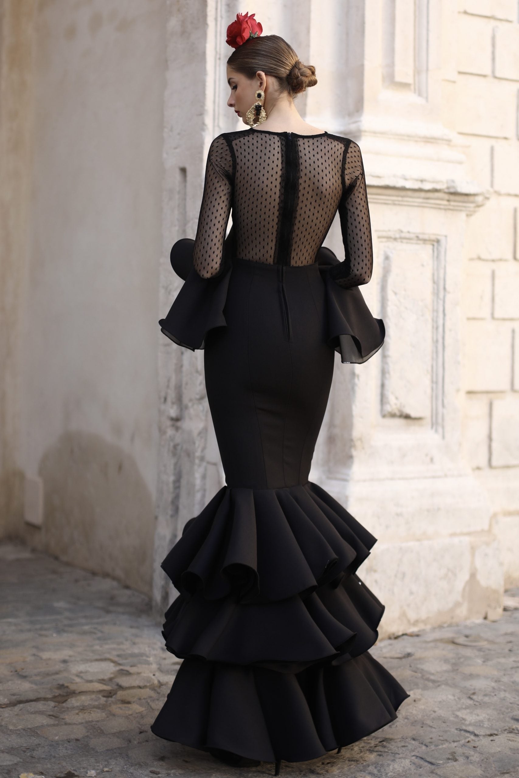 Vestido Flamenca Coco Negro