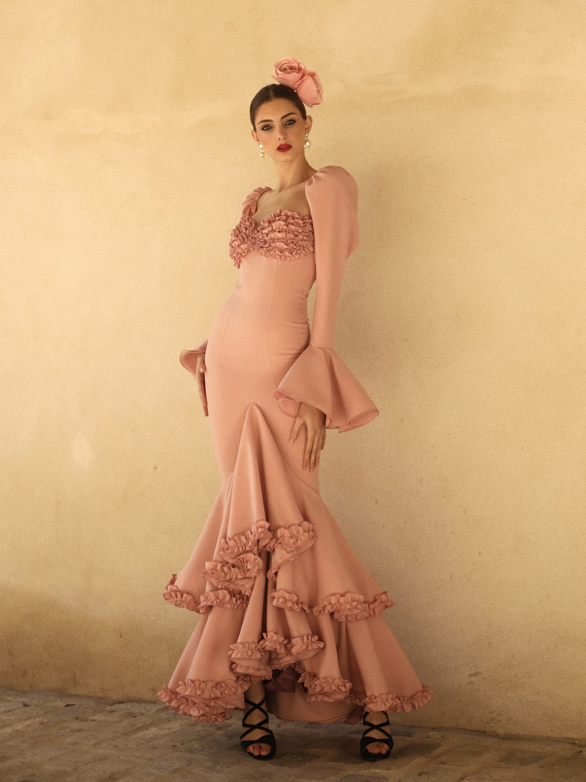 Vestido Flamenca Giorgina Nude