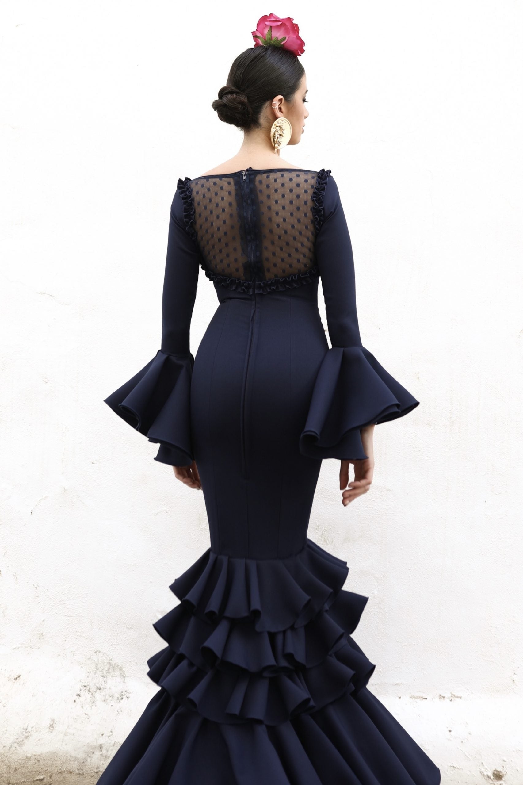 Vestido Flamenca Triana Negro