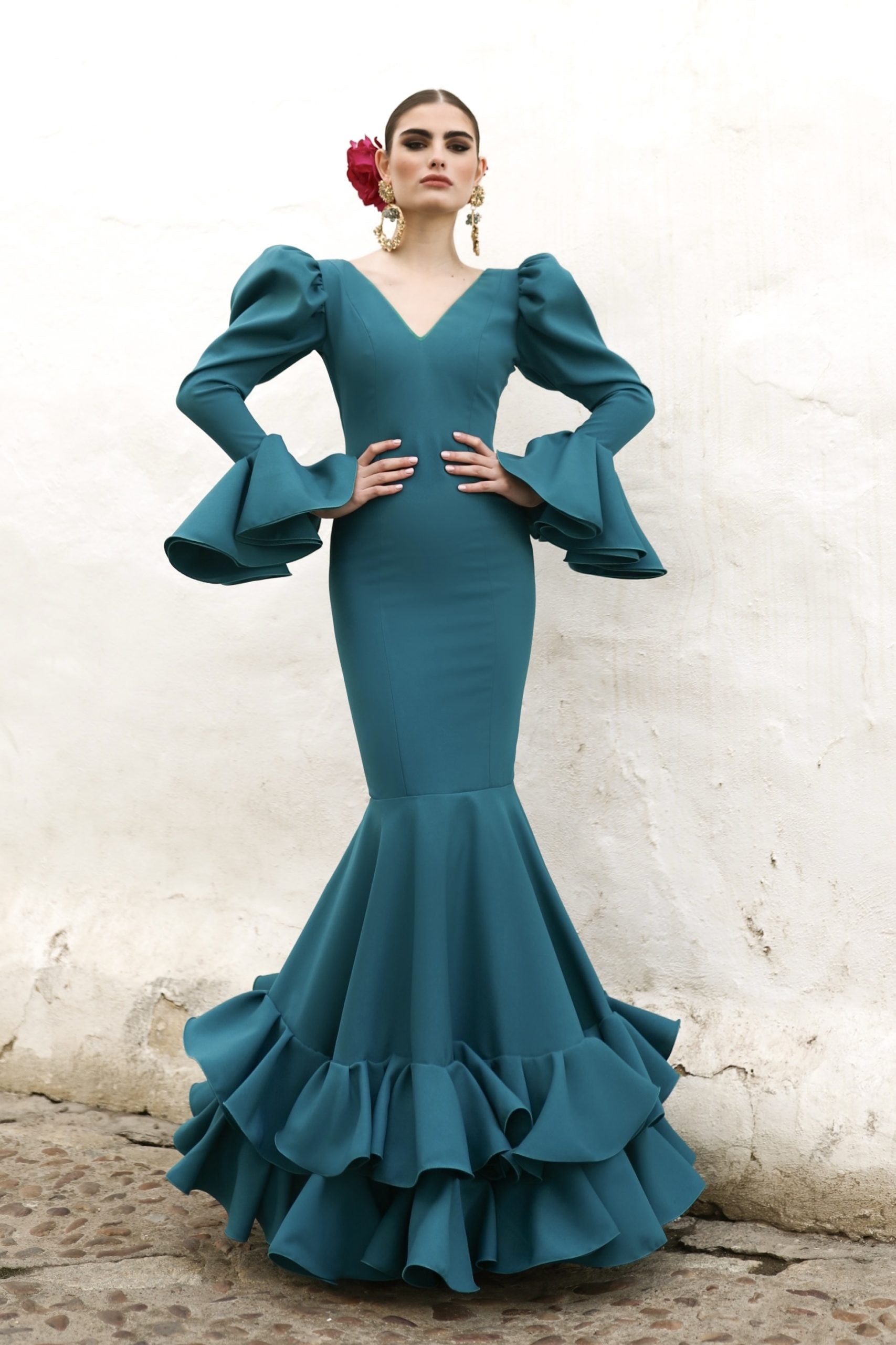 Vestido Flamenca Nani Esmeralda