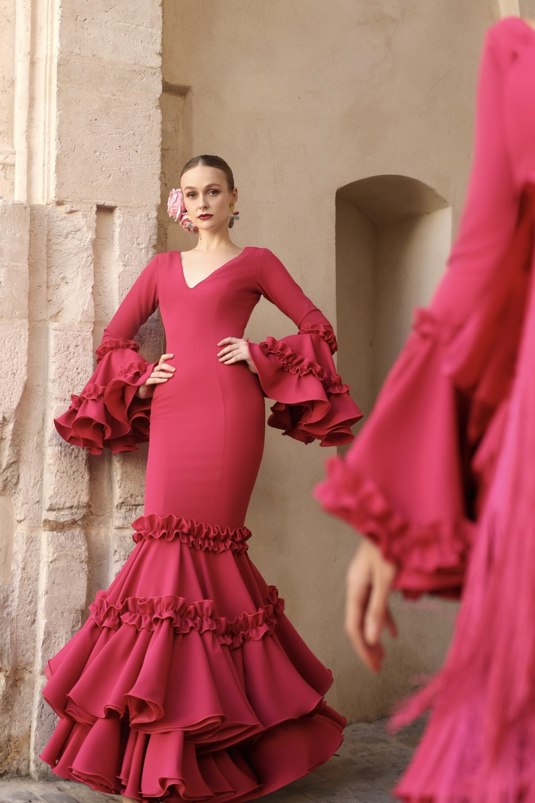 Vestido Flamenca Nerea Buganvilla