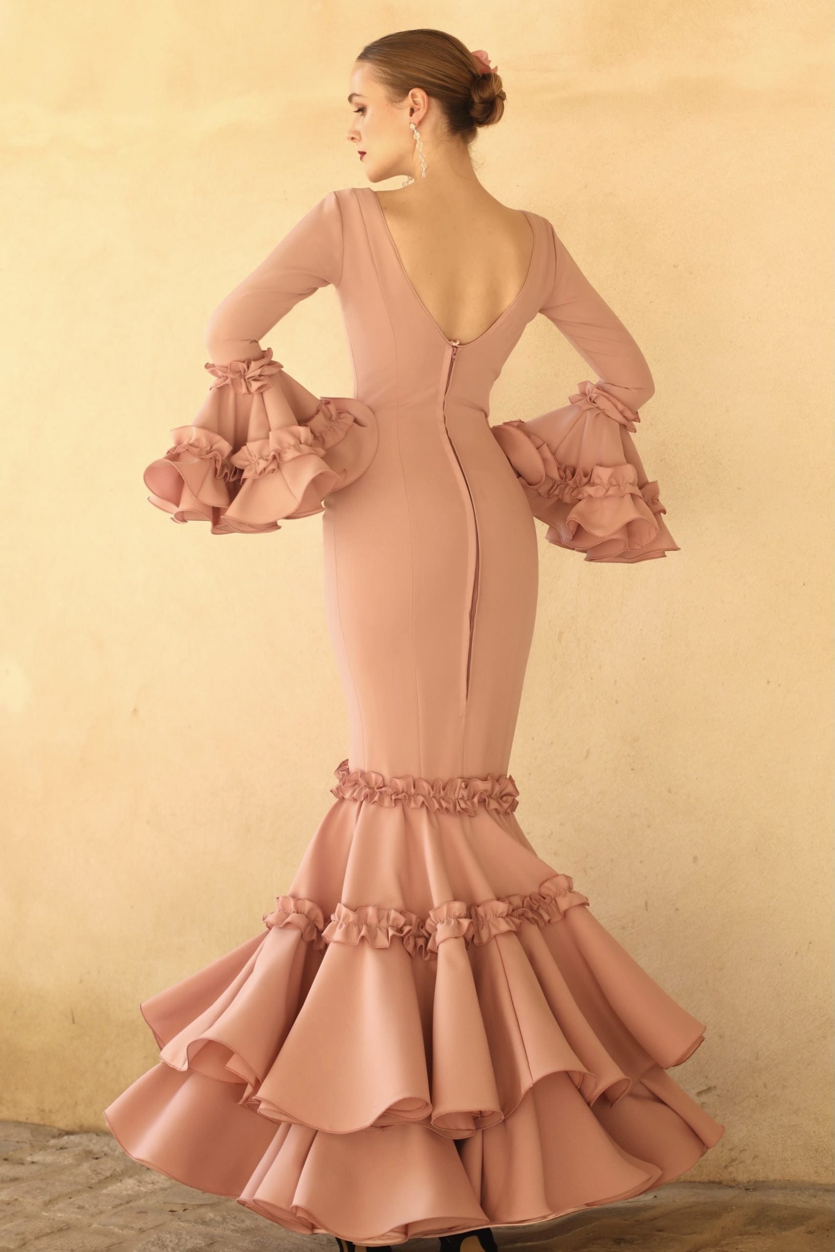 Vestido Flamenca Nerea Nude