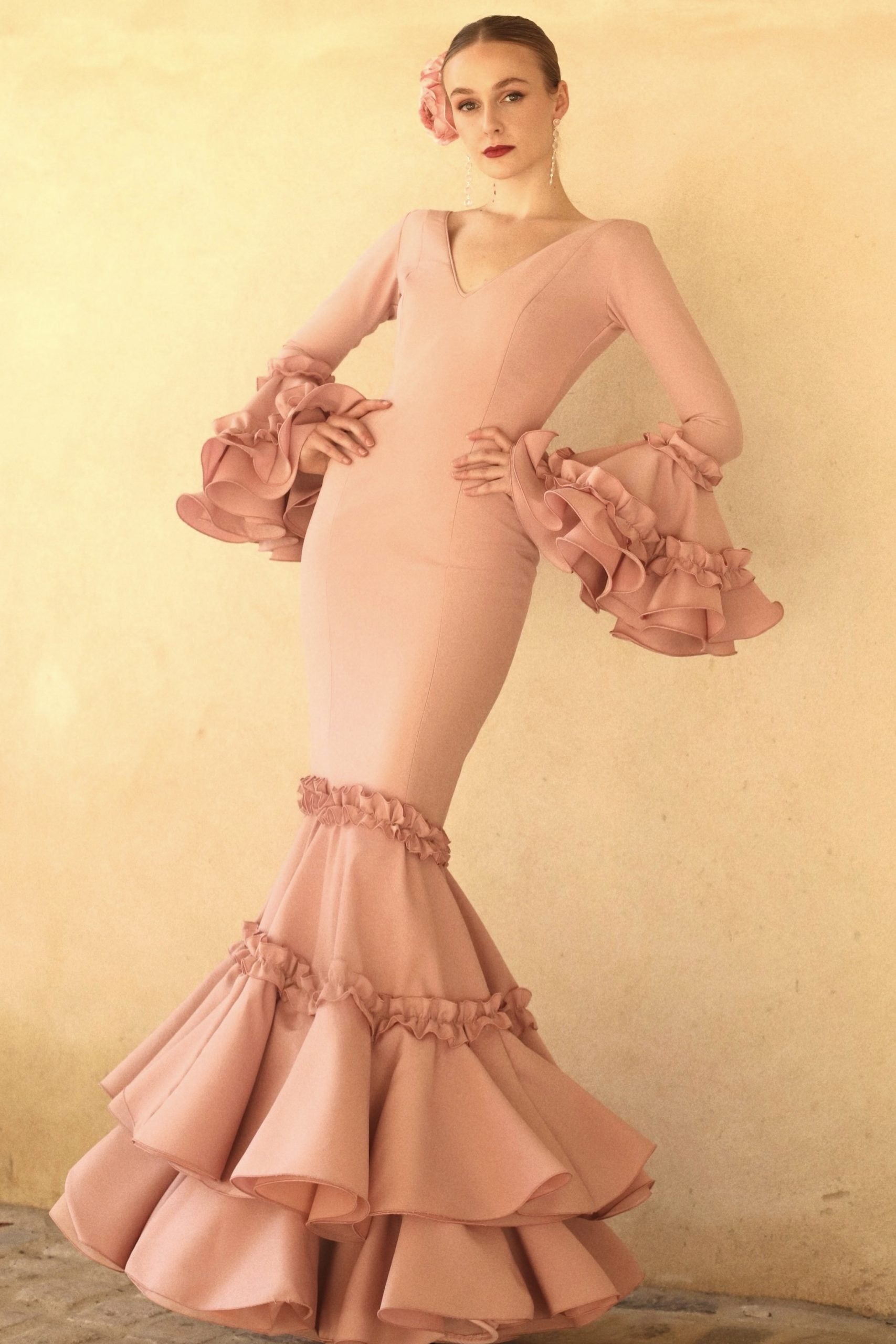 Vestido Flamenca Nerea Nude