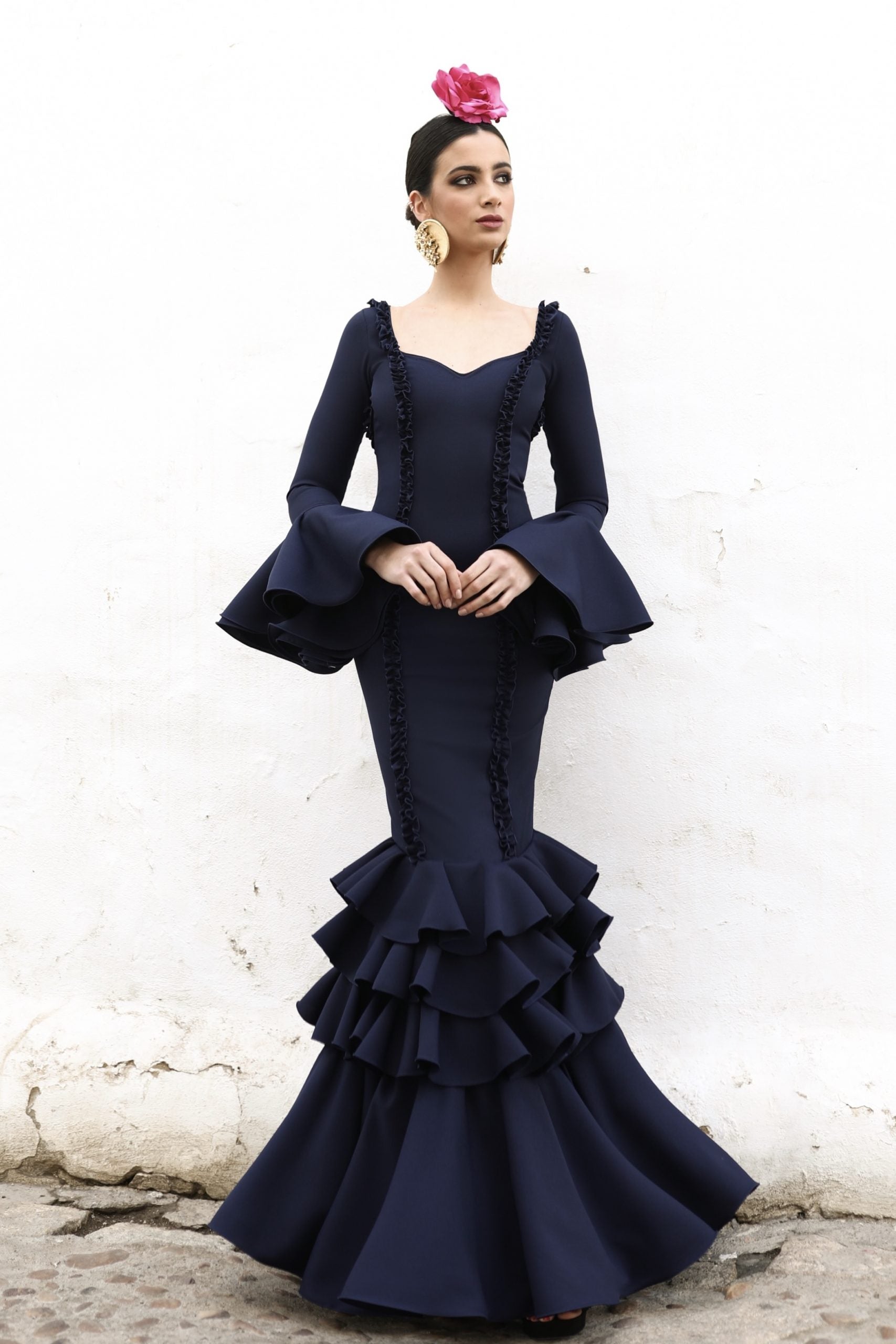 Vestido Flamenca Triana Negro