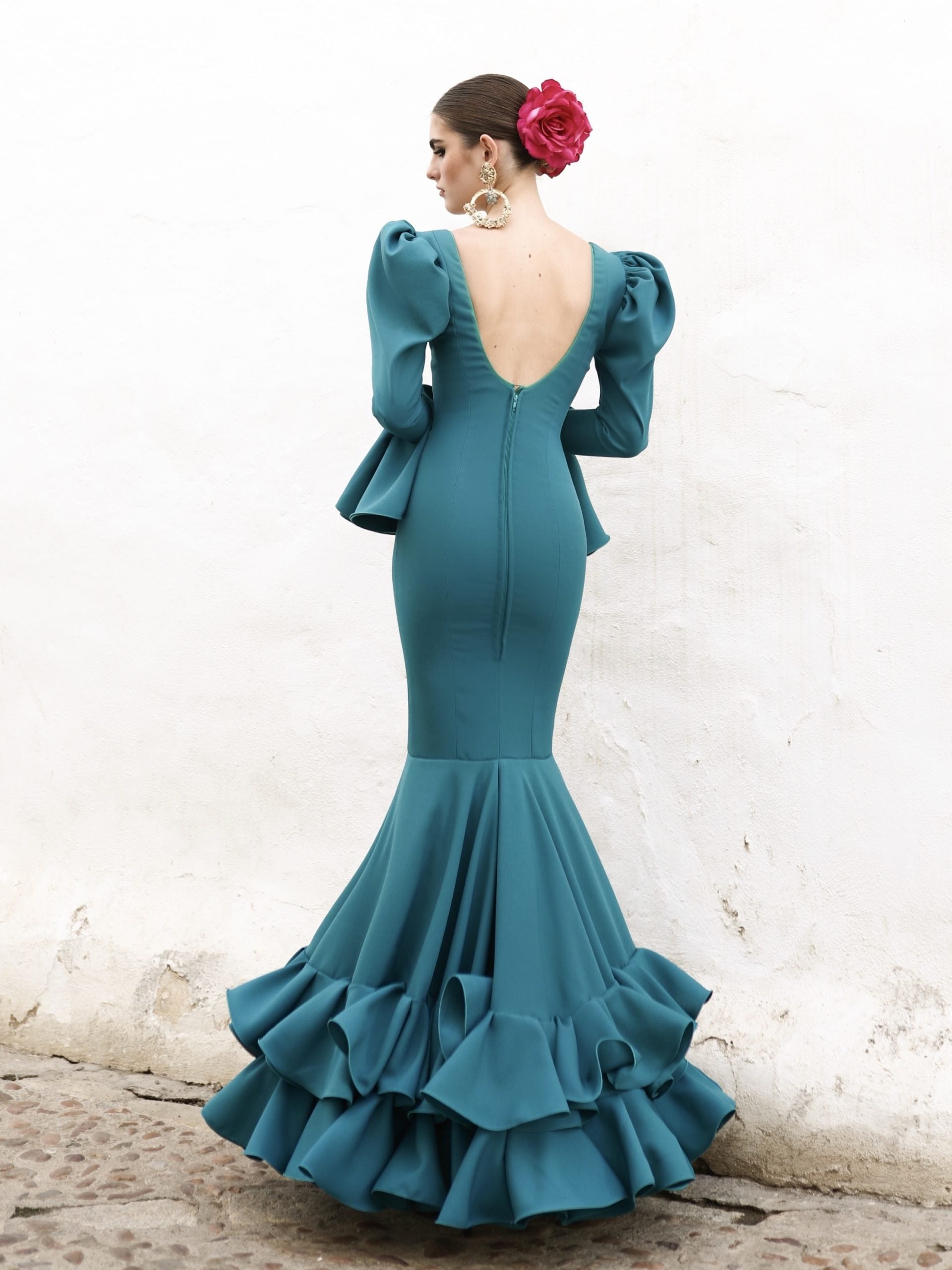 Vestido Flamenca Nani Esmeralda