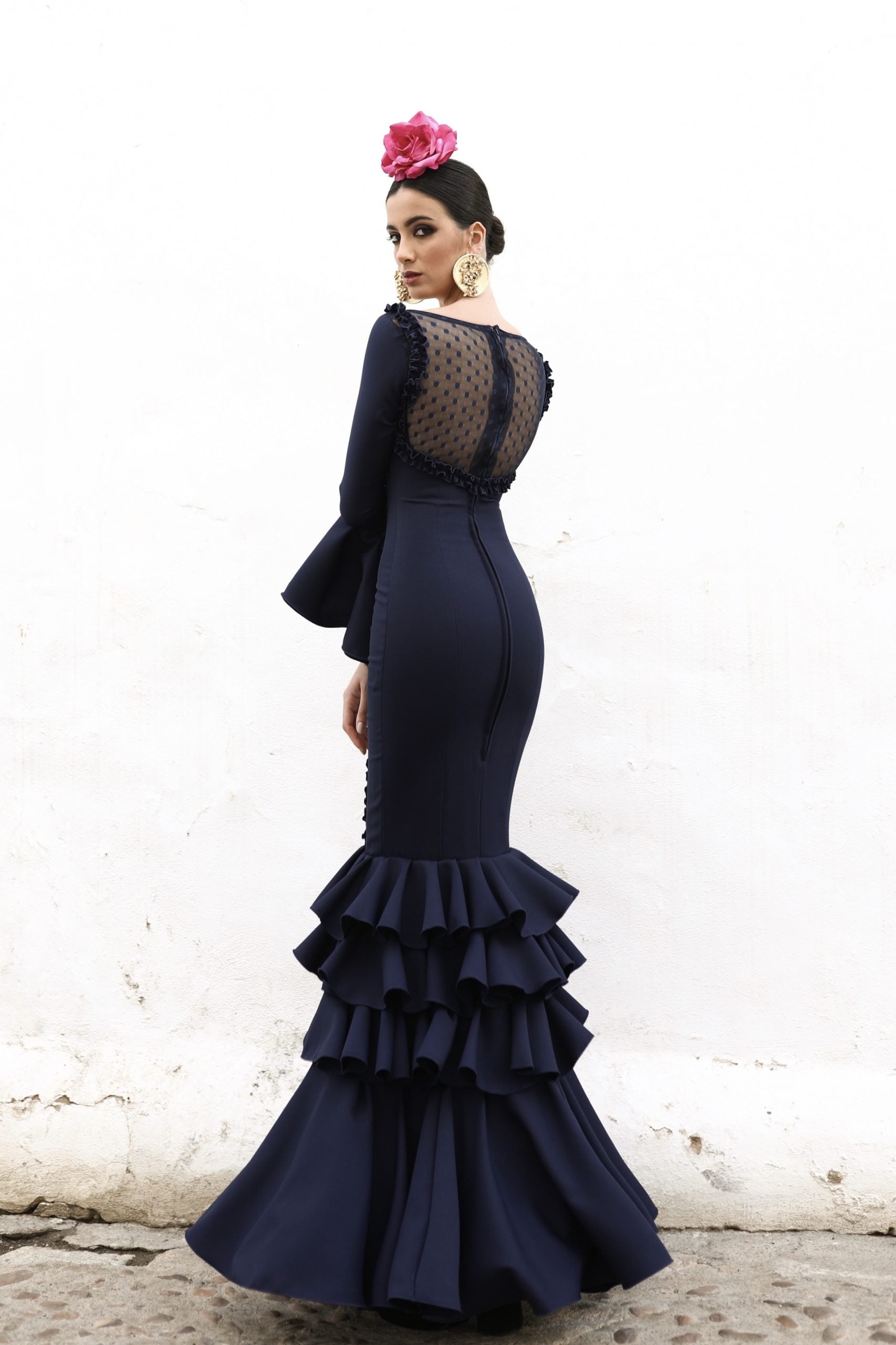 Vestido Flamenca Triana Negro