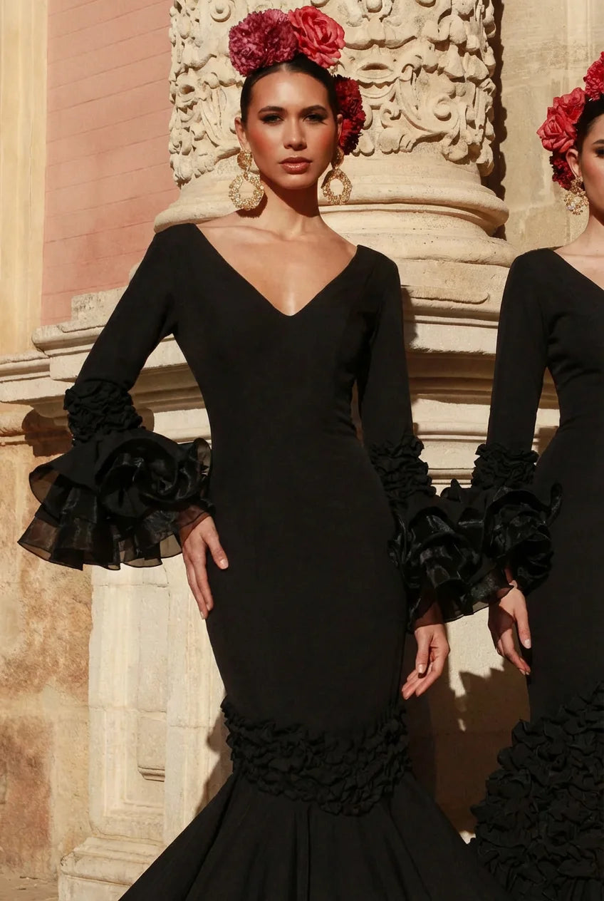 Vestido Flamenca Isabella Negro