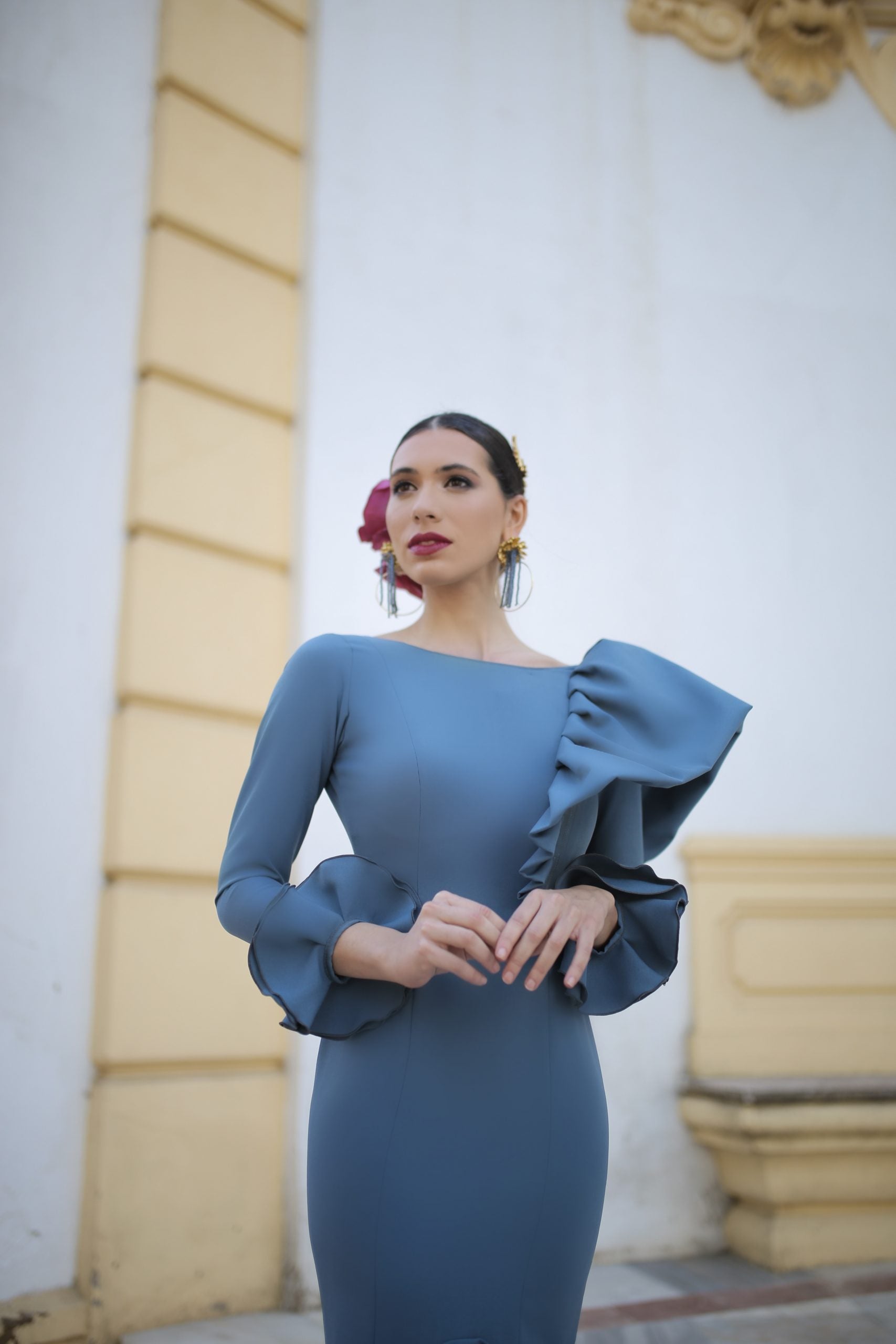 Vestido Flamenca Jimena Plomo