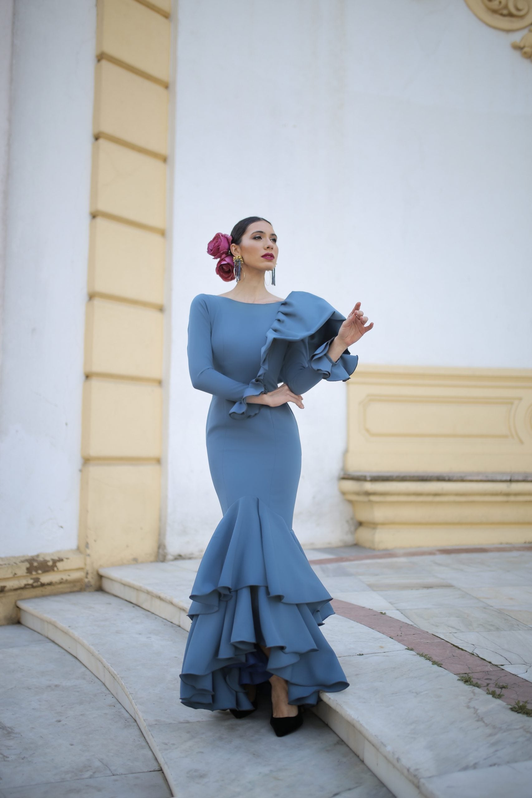 Vestido Flamenca Jimena Plomo