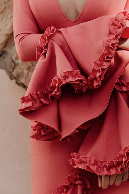 Vestido Flamenca Julieta Coral