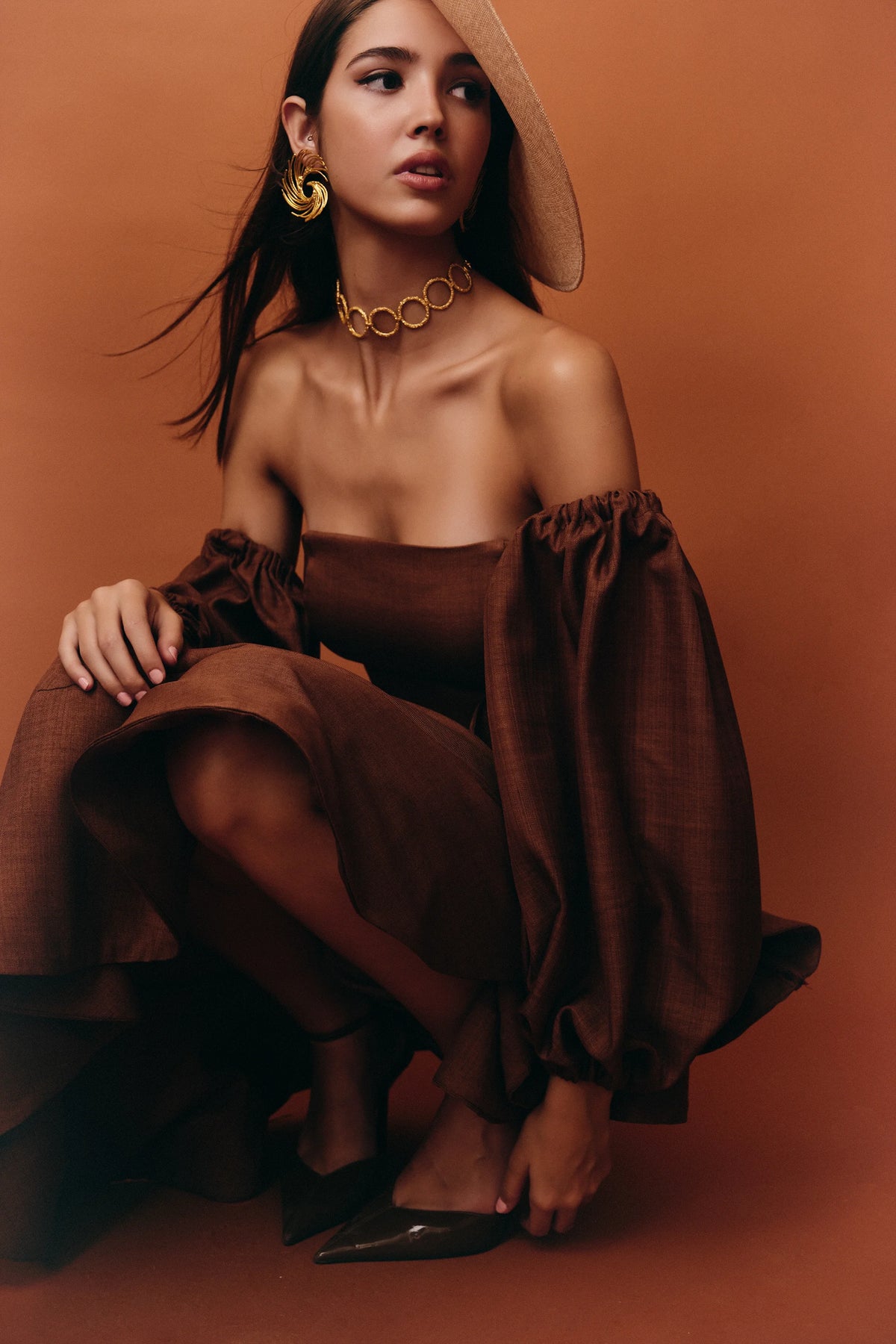 Vestido Lulu Marron