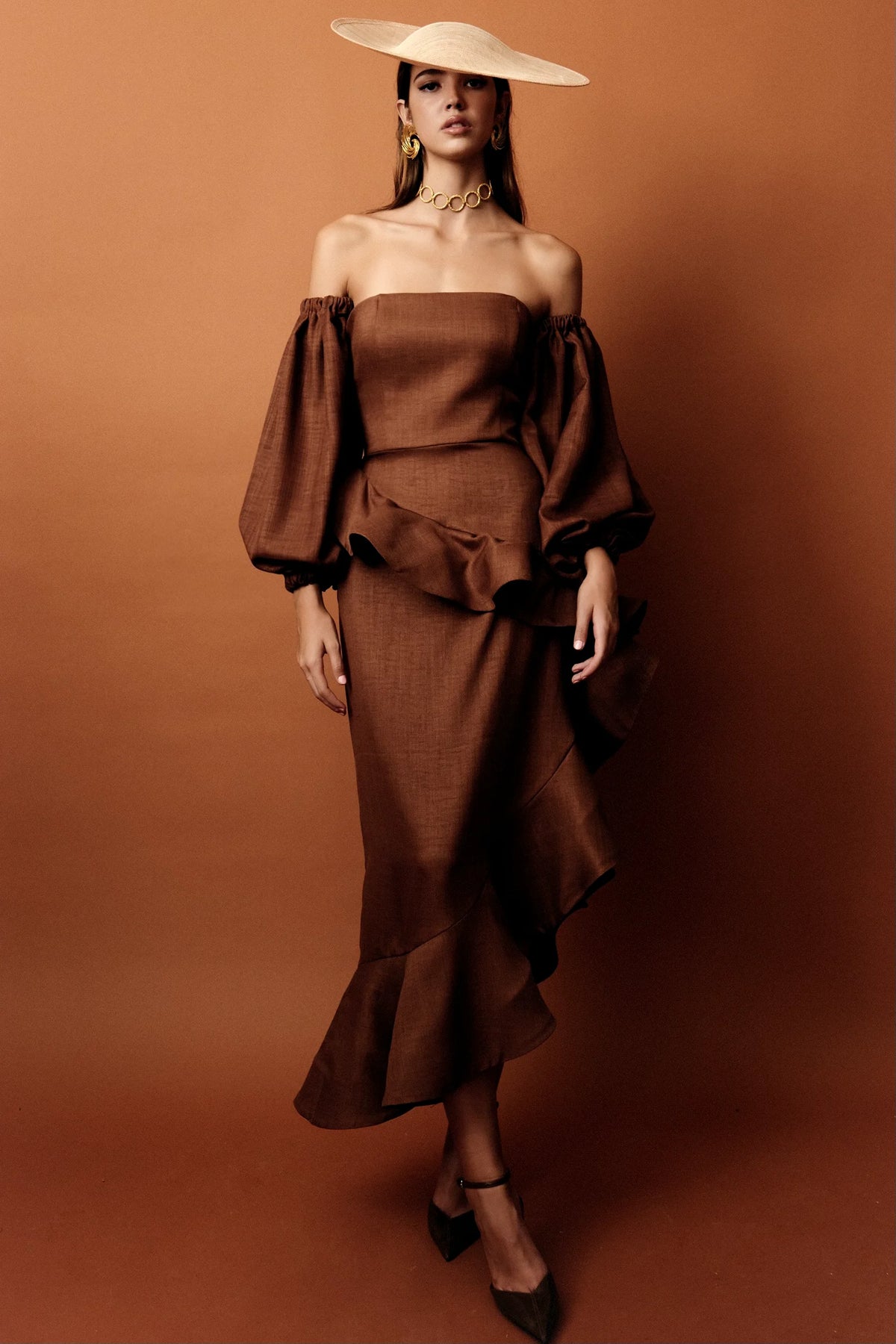 Vestido Lulu Marron
