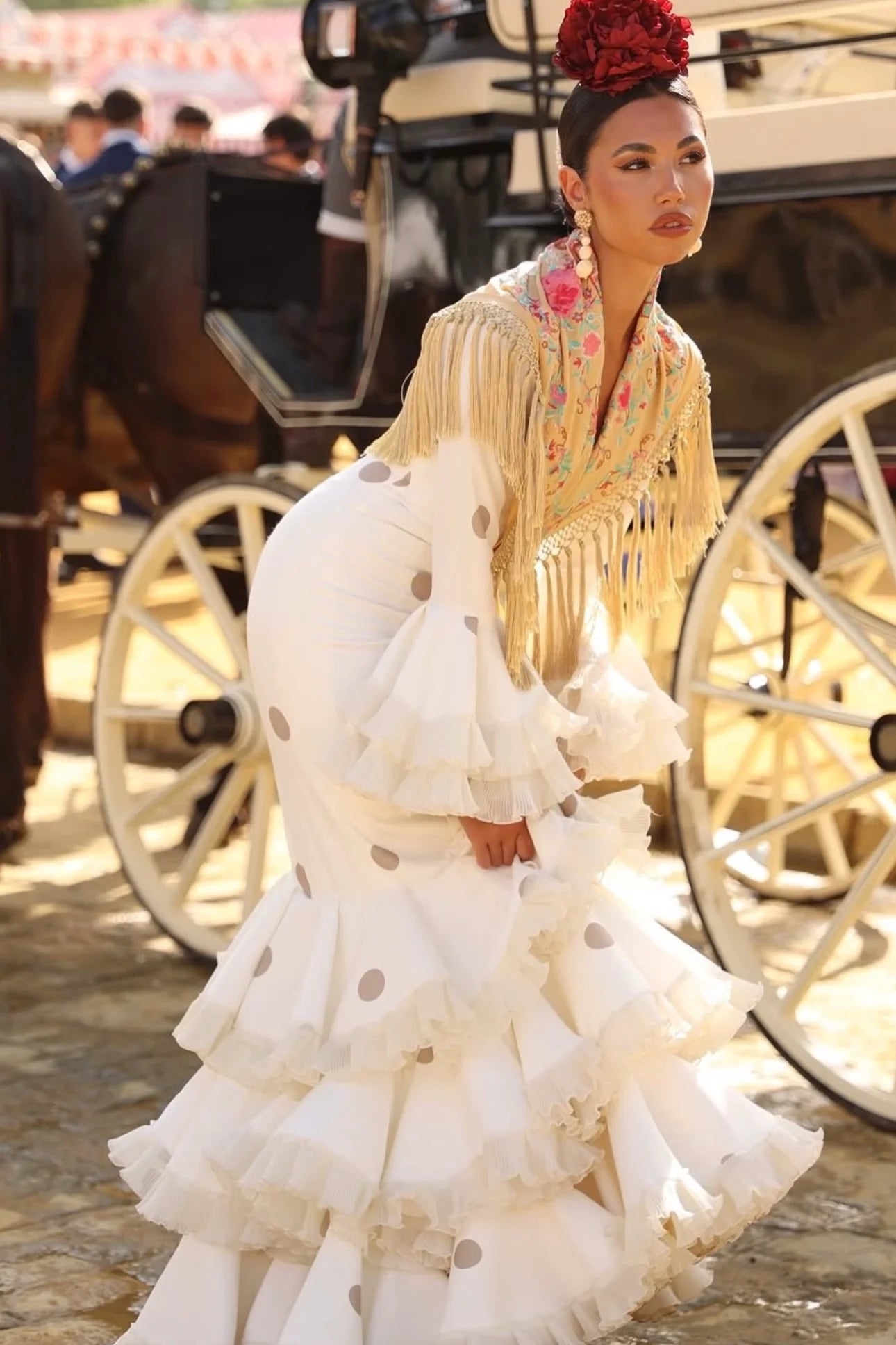 Vestido flamenca SBLN x Maria Segarra