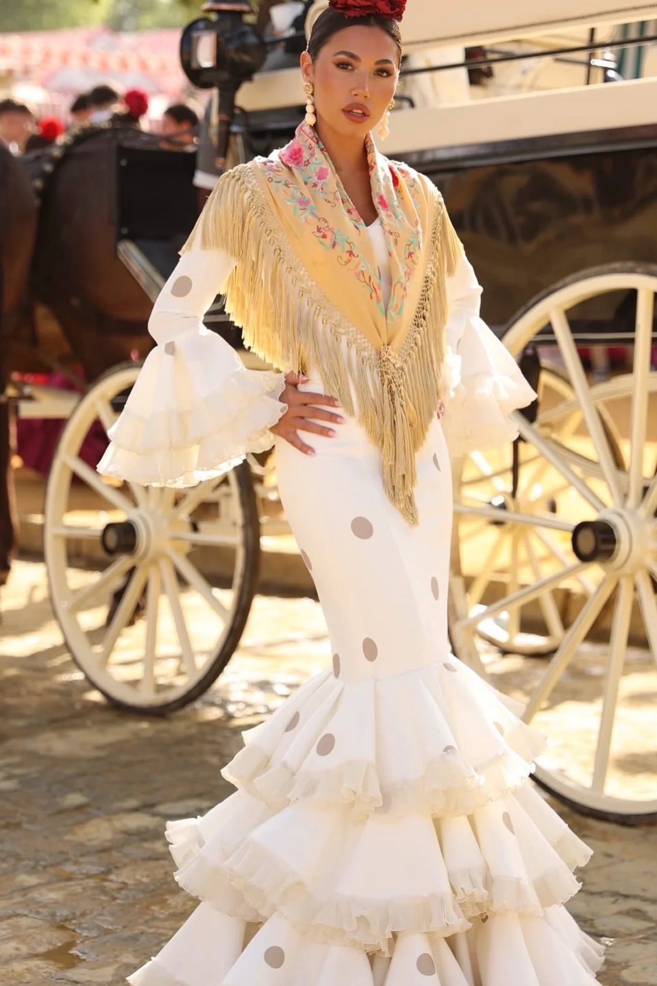 Vestido flamenca SBLN x Maria Segarra