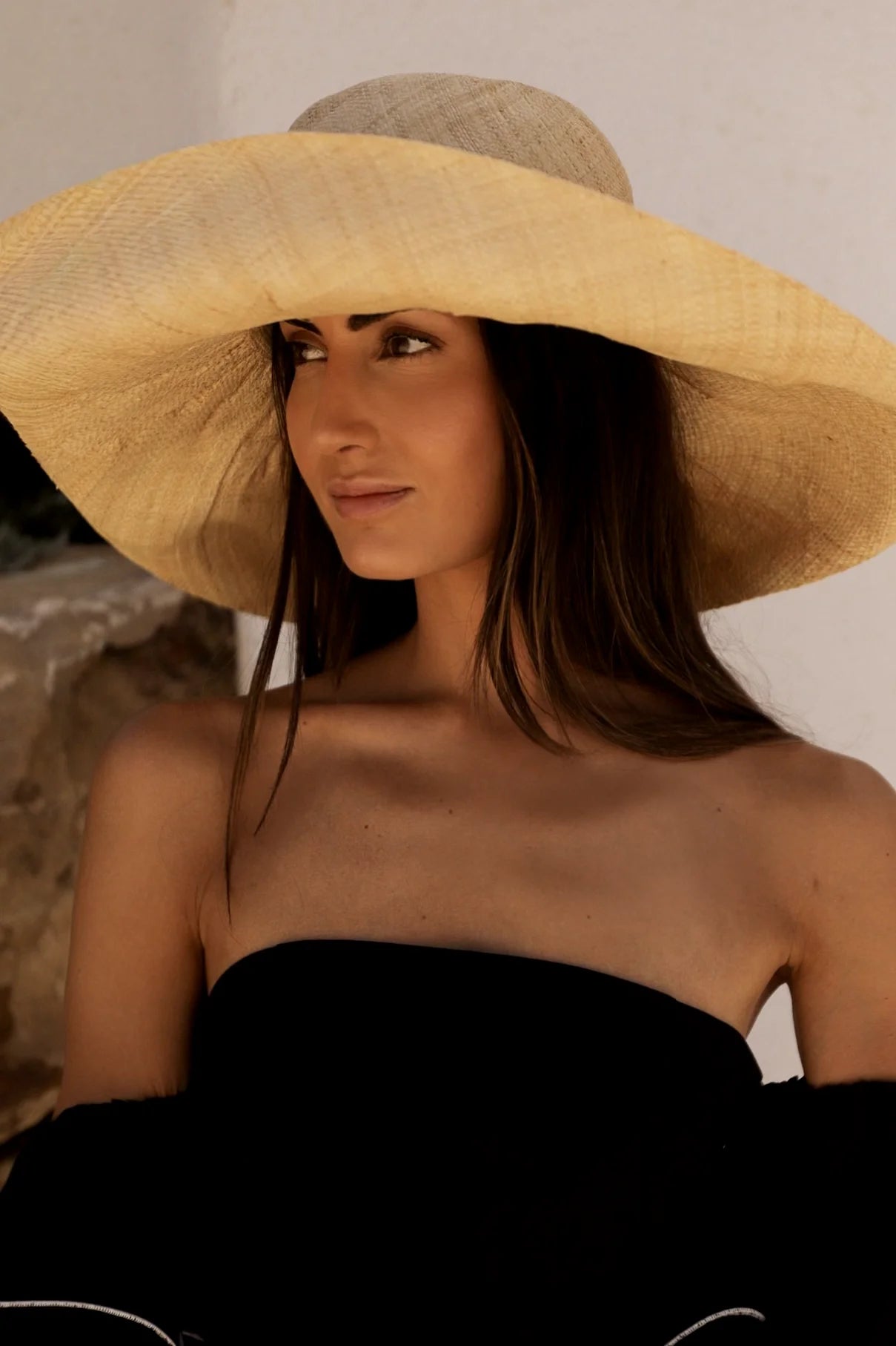 Sombrero Rafia Natural Sur