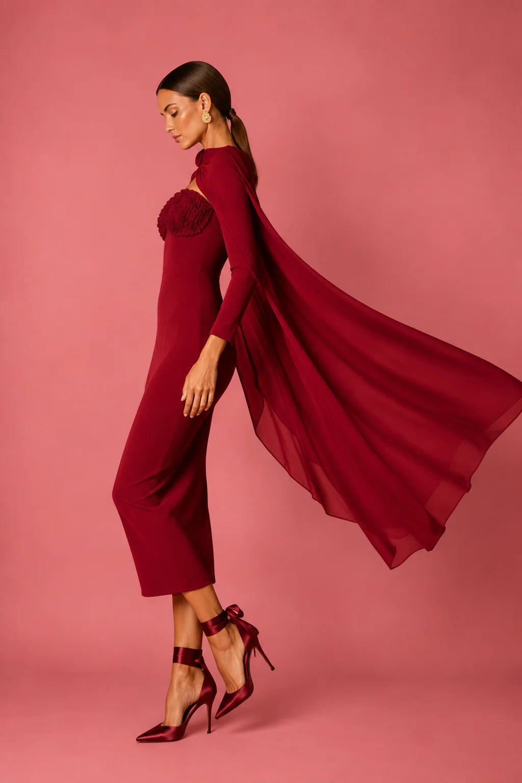 Vestido Serena Rojo