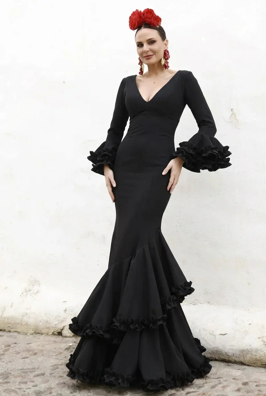 Vestido Flamenca Sassa Negro