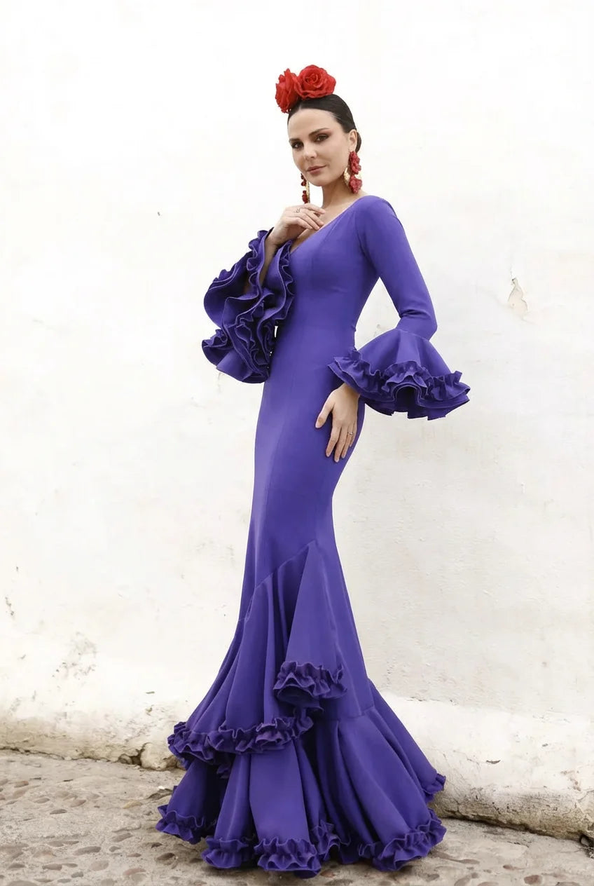 Vestido Flamenca Sassa Orquidea